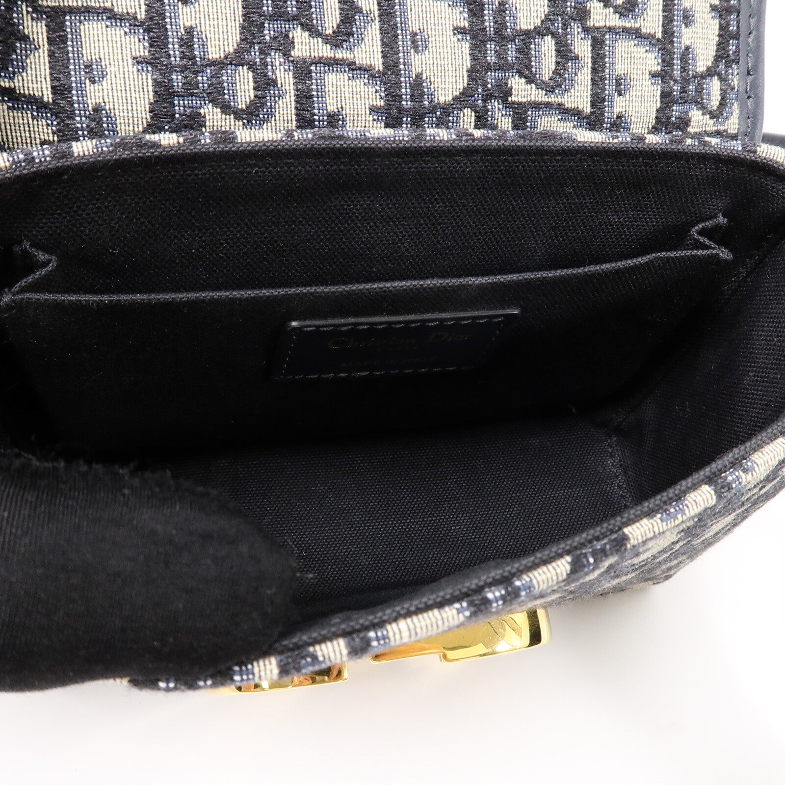 Dior 帆布Obilqne Montaigne 30 Box肩背袋