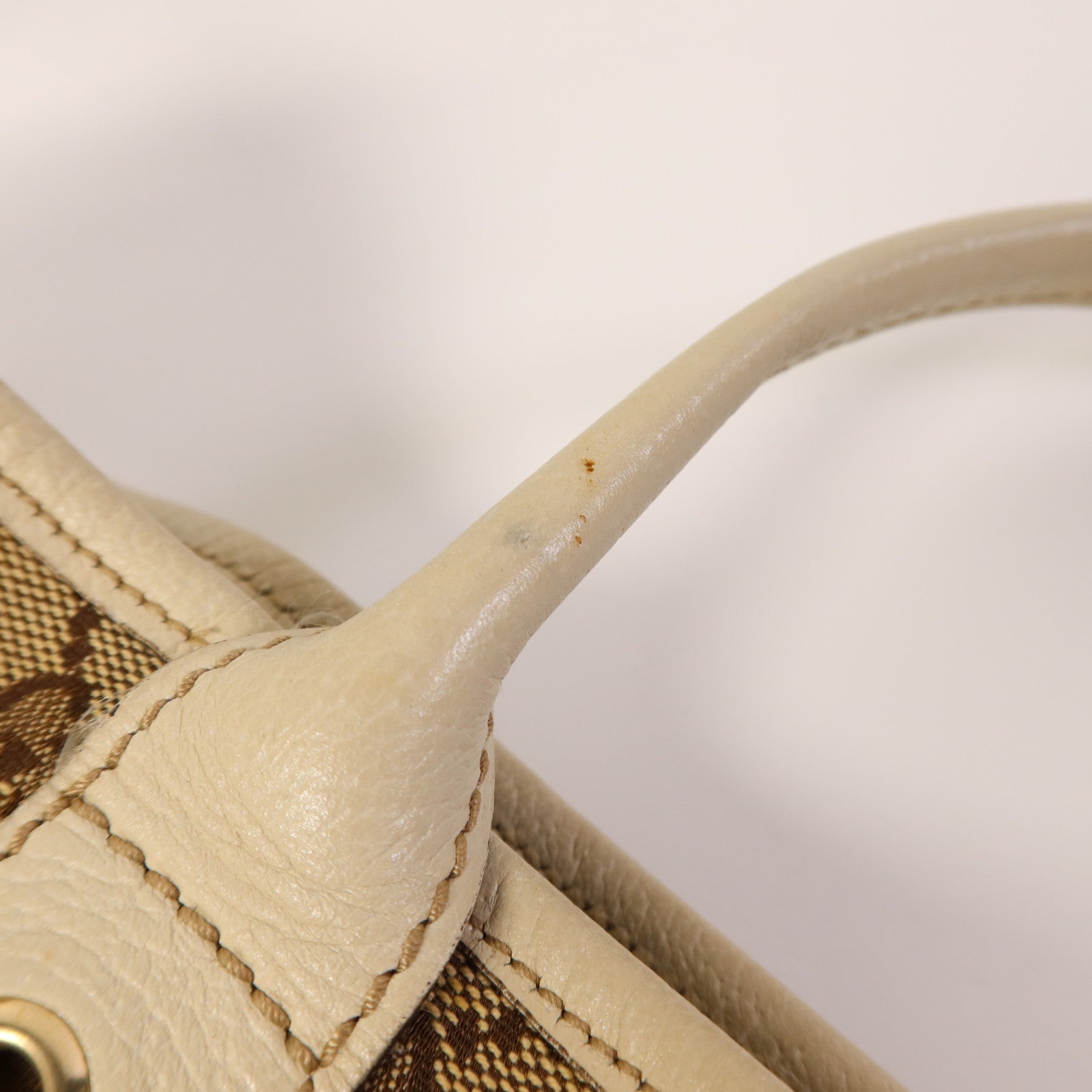 GUCCI 帆布Shoulder Tote金扣肩背袋/手挽袋