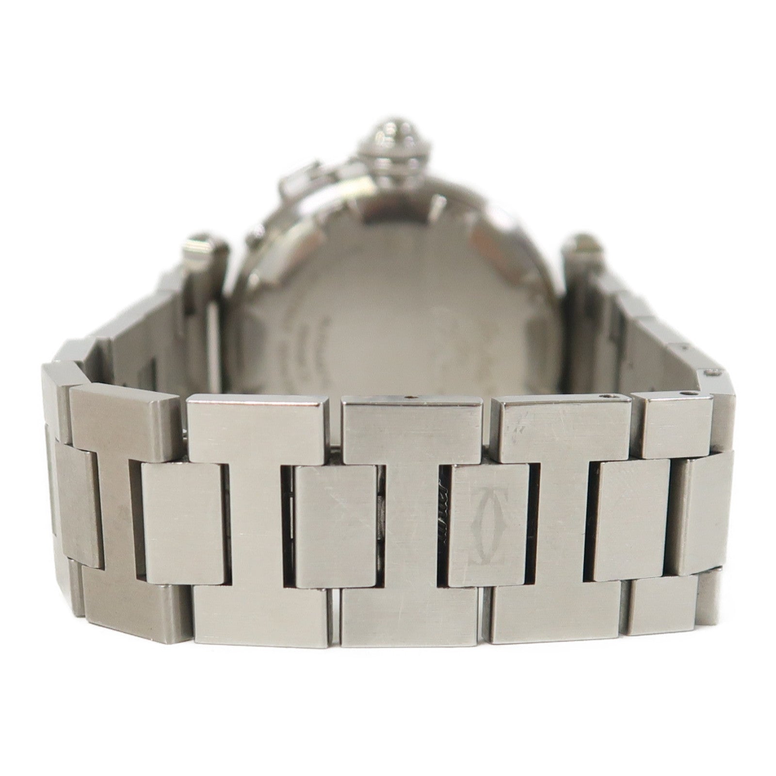 CARTIER Pasha C 不鏽鋼手錶自動機芯白色
