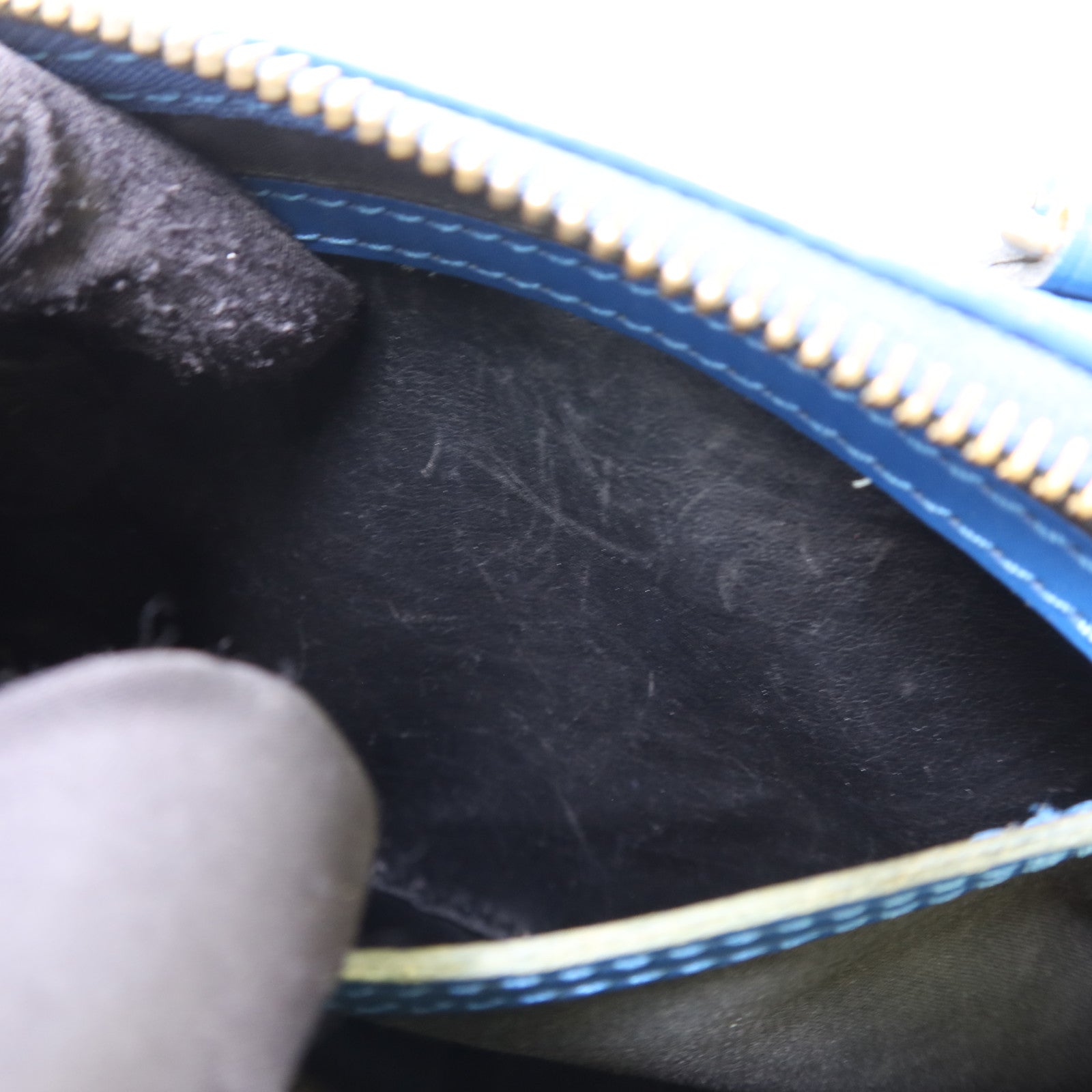LOUIS VUITTON Epi Speedy 25金扣手挽袋