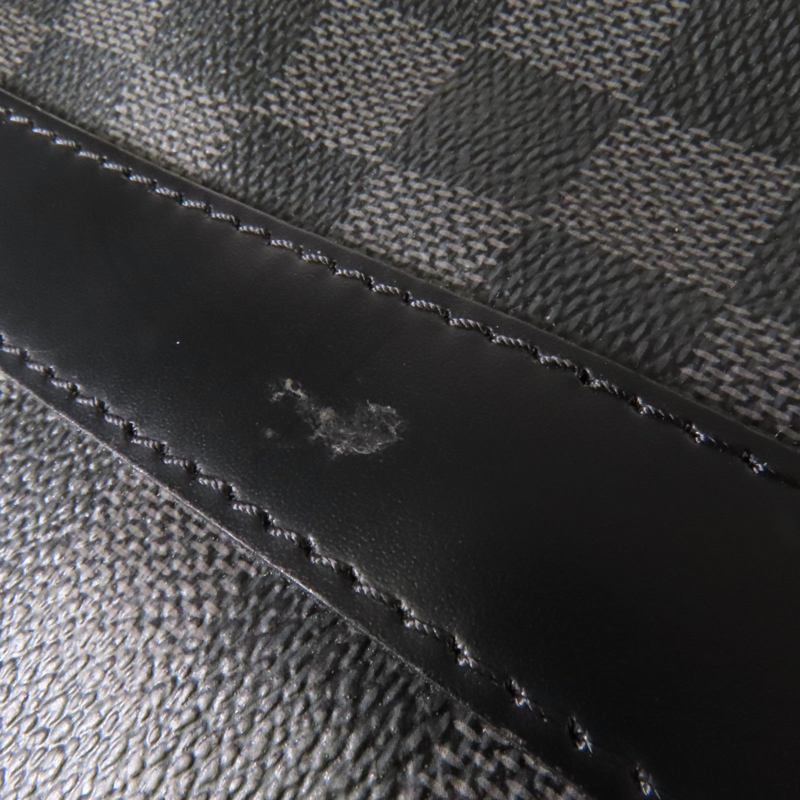 LOUIS VUITTON Damier Graphite Keepall 55銀扣手挽袋