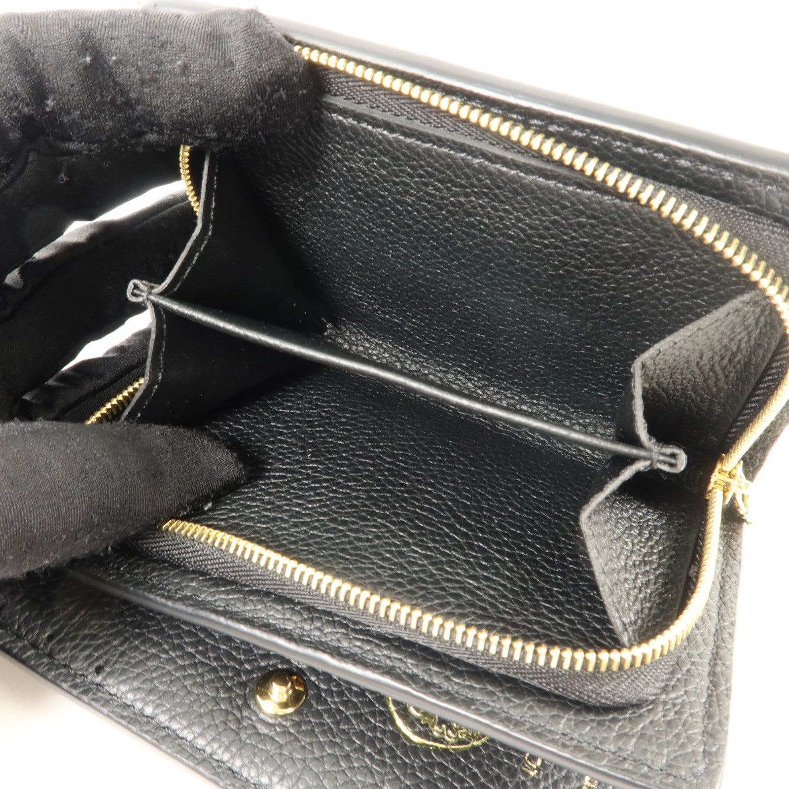 LOUIS VUITTON Monogram Empreinte Clea Wallet金扣錢包