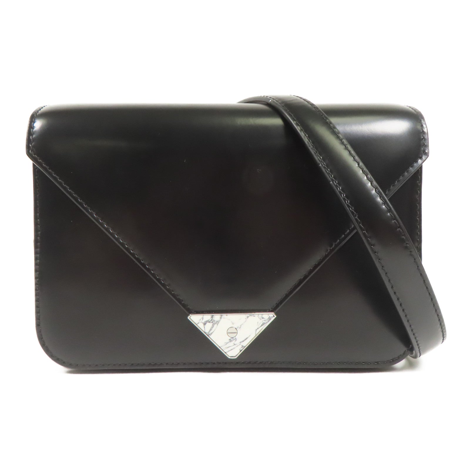 Alexander Wang 牛皮皮革Shoulder Bag銀扣鏈帶肩背袋