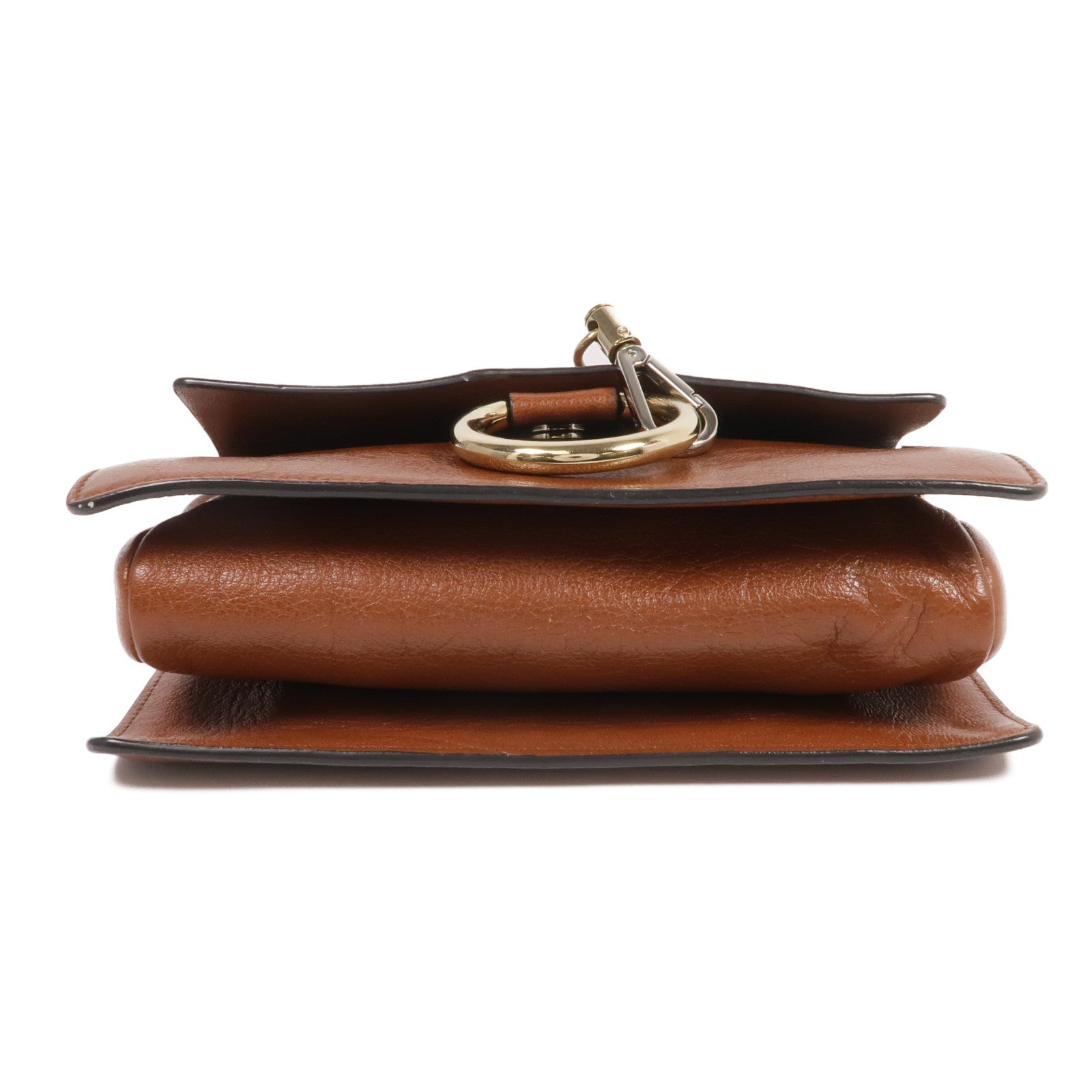 Chloe 牛皮皮革Faye金扣肩背袋