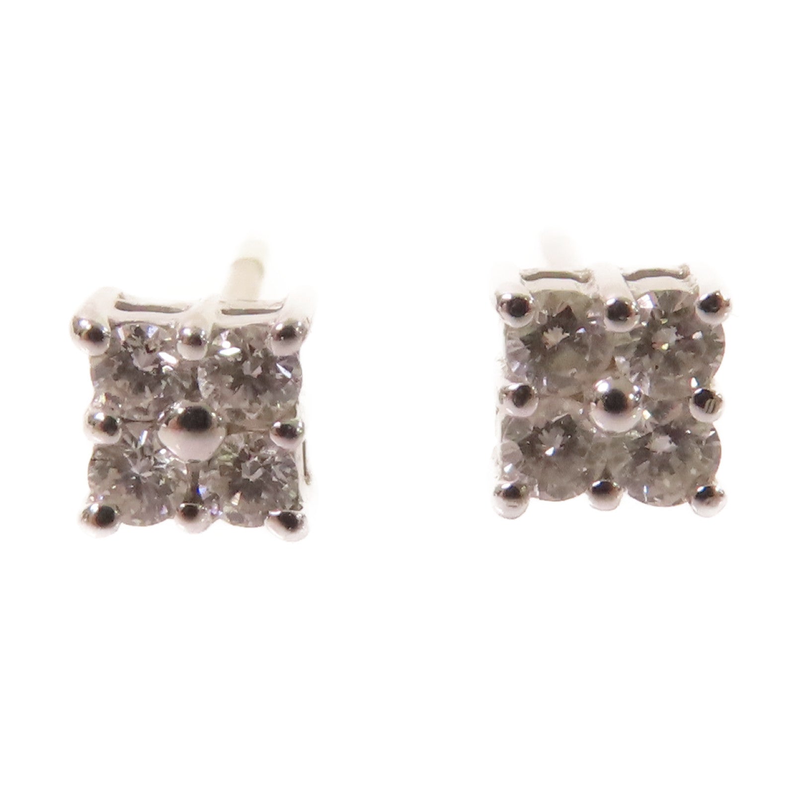 JEWELRY 【激減優惠】18K白金/0.11ct鑽石Diamond Earrings耳環
