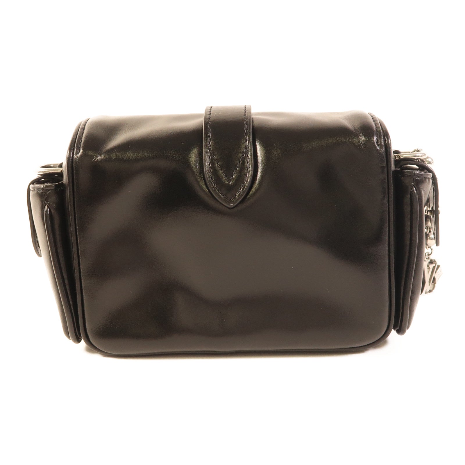 LOUIS VUITTON 牛皮皮革Cargo Wearable Wallet銀扣肩背袋