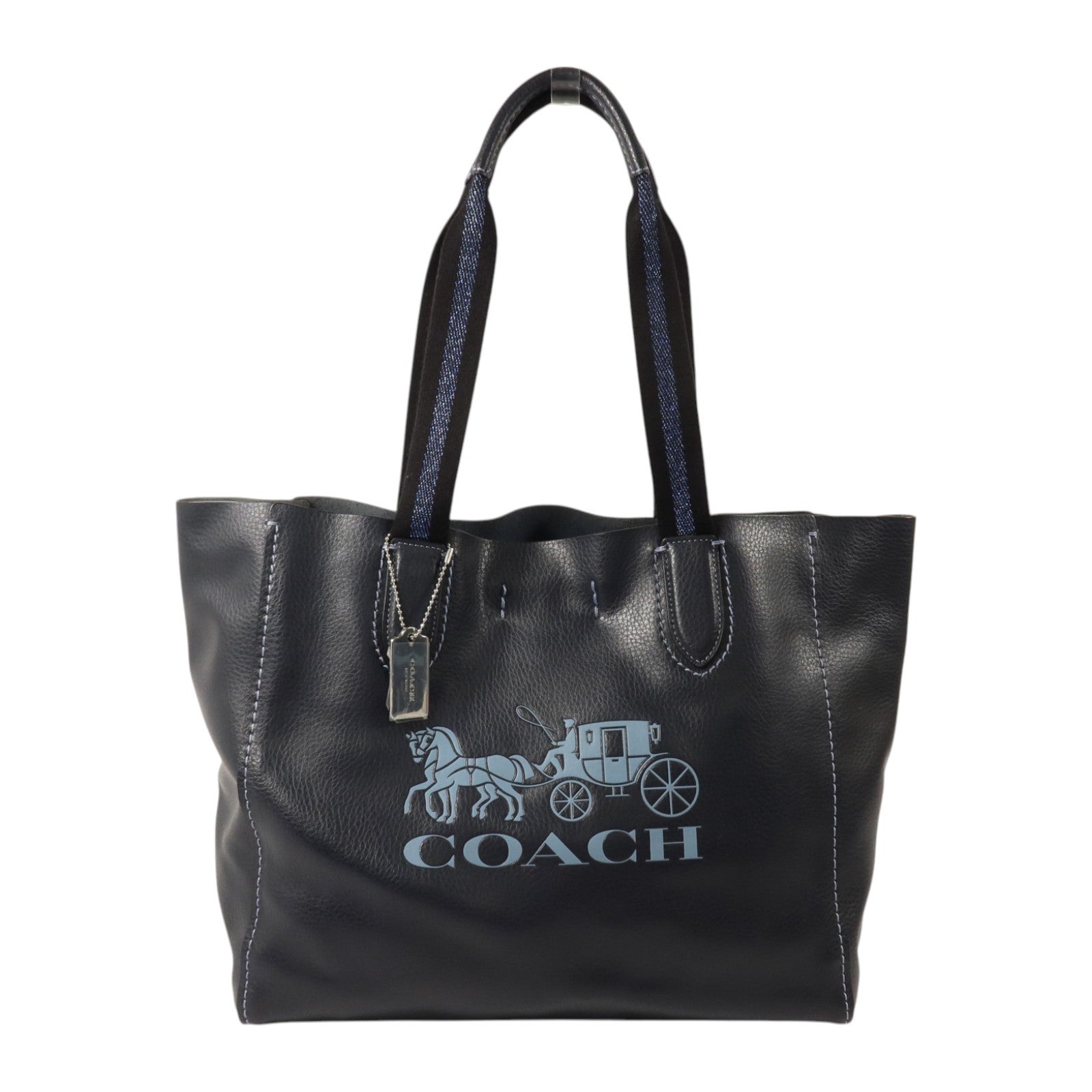 COACH 牛皮皮革Tote Bag肩背袋