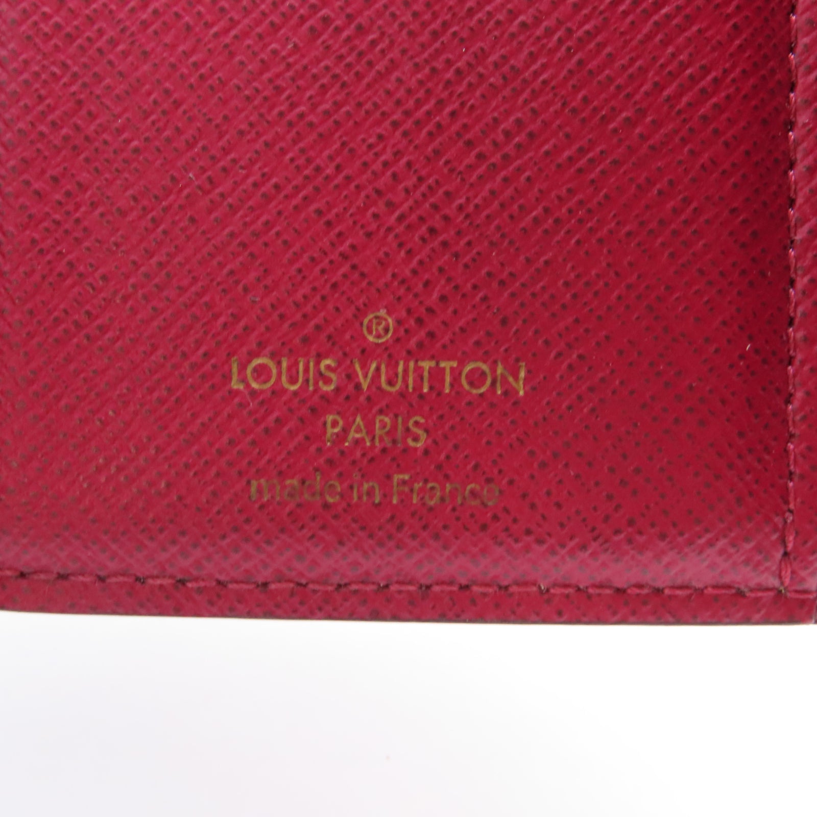 LOUIS VUITTON Monogram Victorine金扣錢包啡色/紅色