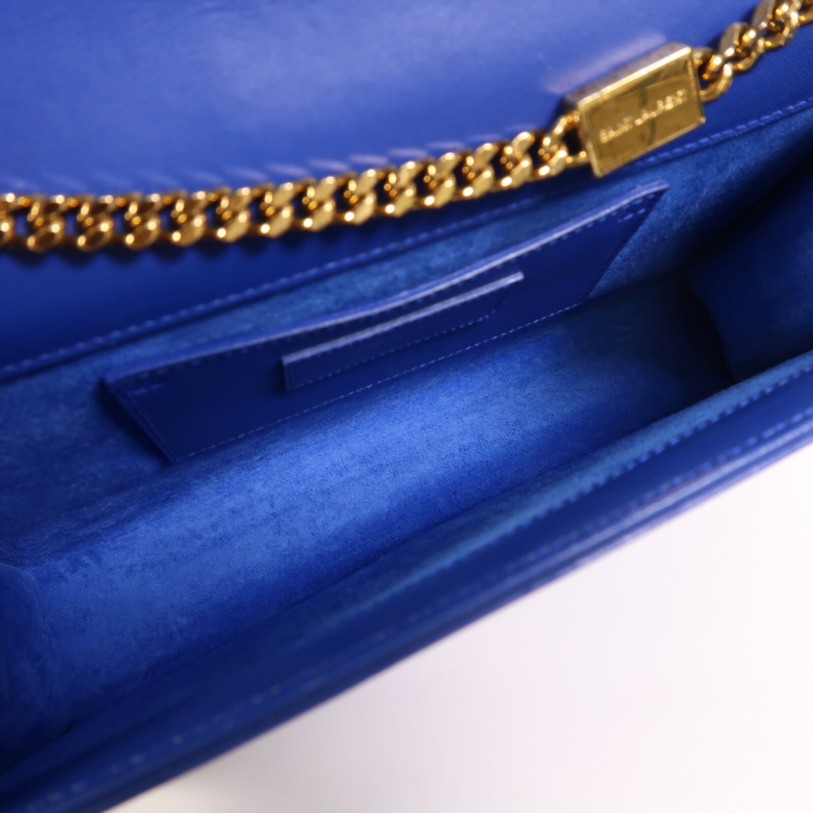 SAINT LAURENT 牛皮皮革Kate金扣鏈帶肩背袋