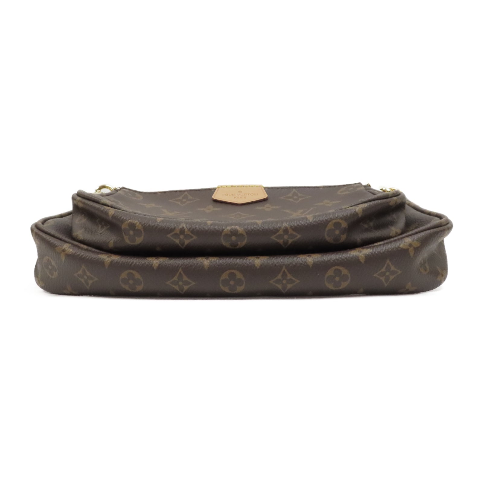 LOUIS VUITTON 【激減優惠】Monogram Multi Pochette金扣肩背袋啡色