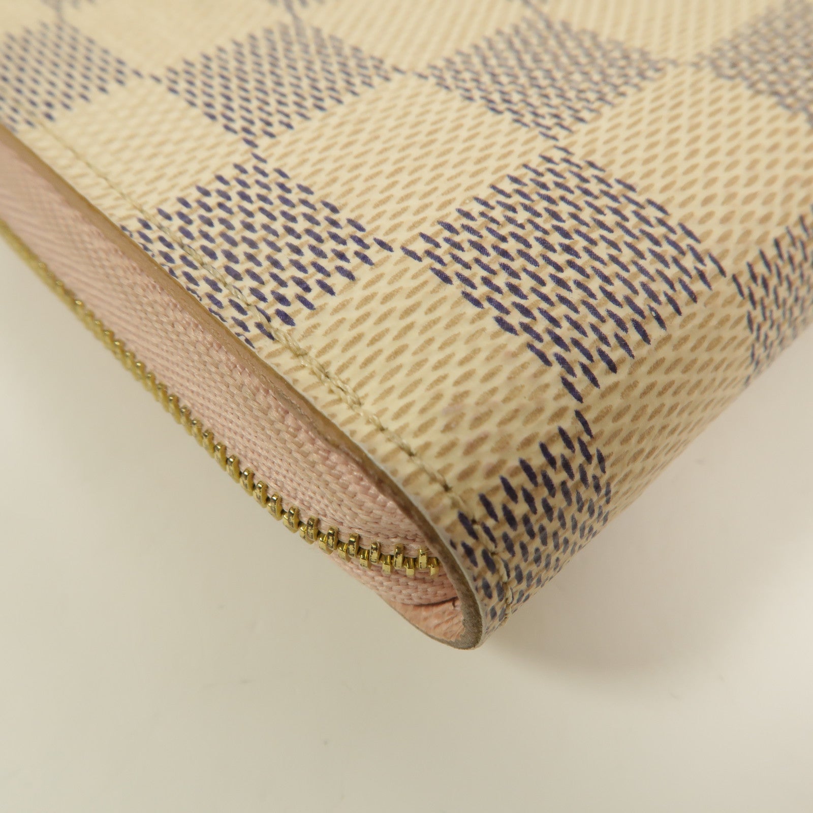 LOUIS VUITTON Damier Azur Zippy Coin Purse零錢包