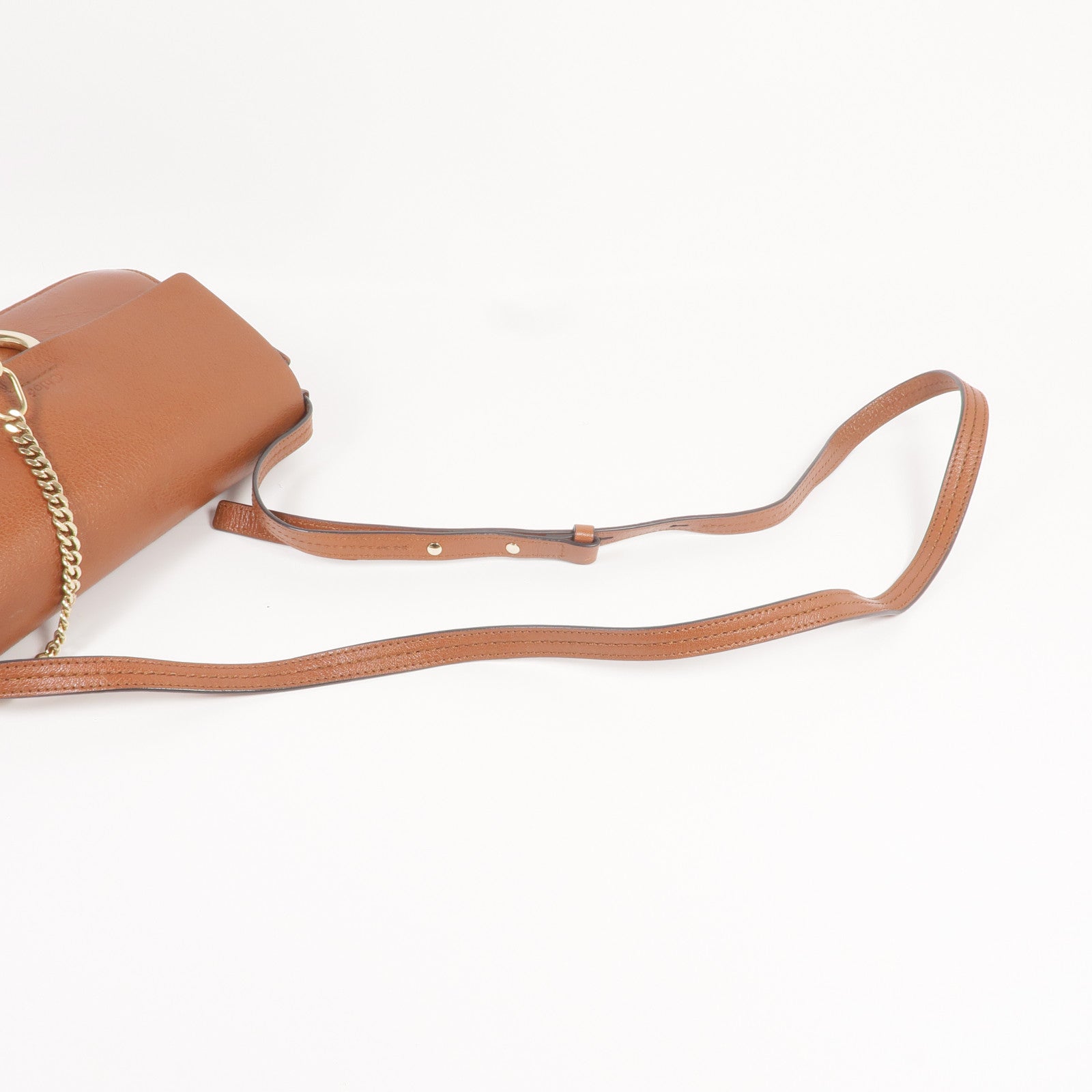 Chloe 牛皮皮革Faye金扣肩背袋