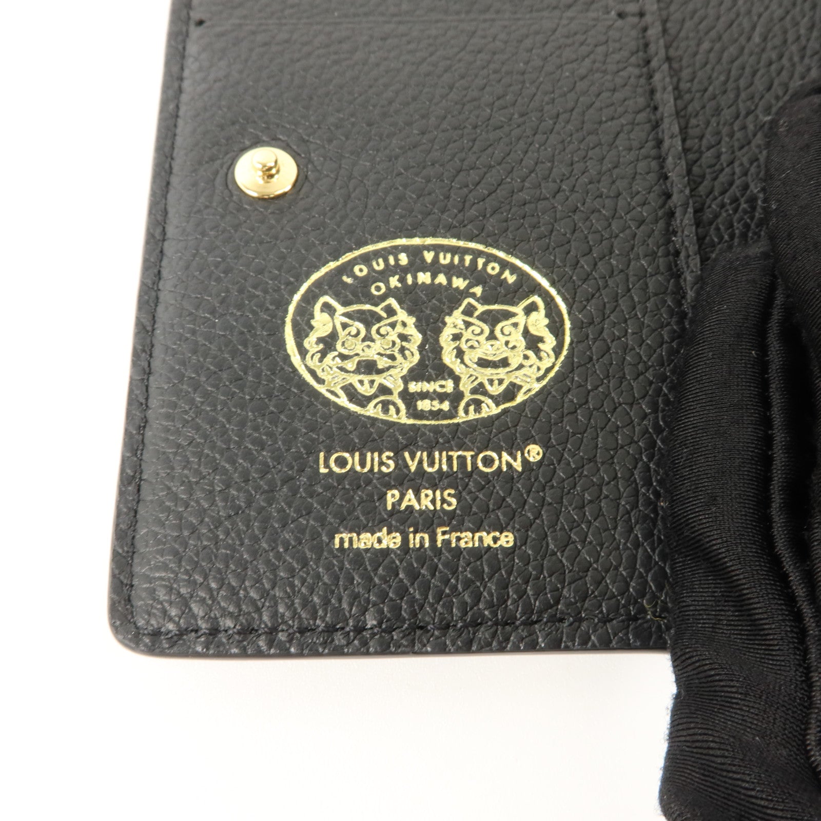 LOUIS VUITTON Monogram Empreinte Clea Wallet金扣錢包