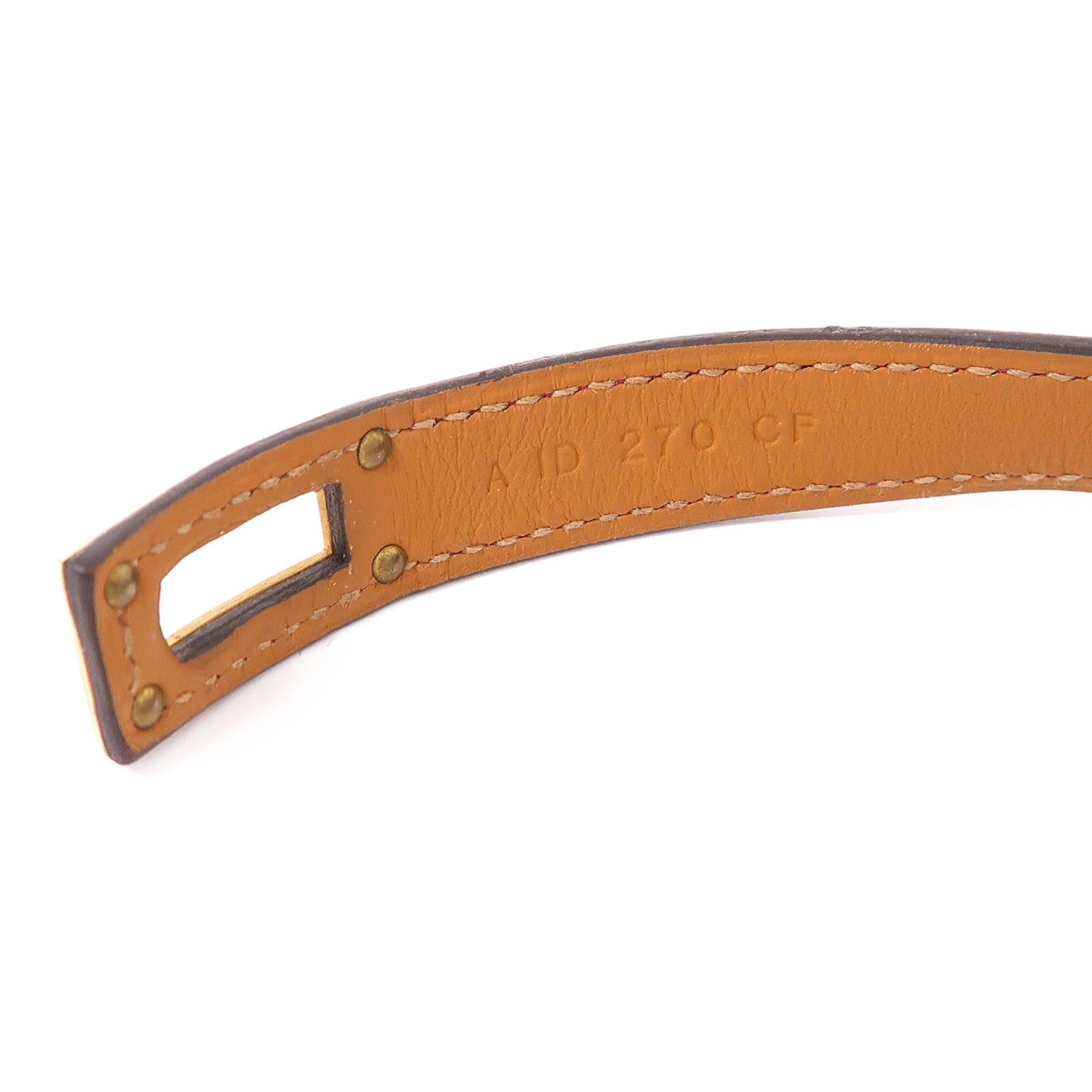 HERMES Swift皮革Kelly Double Tour Bracelet手鐲