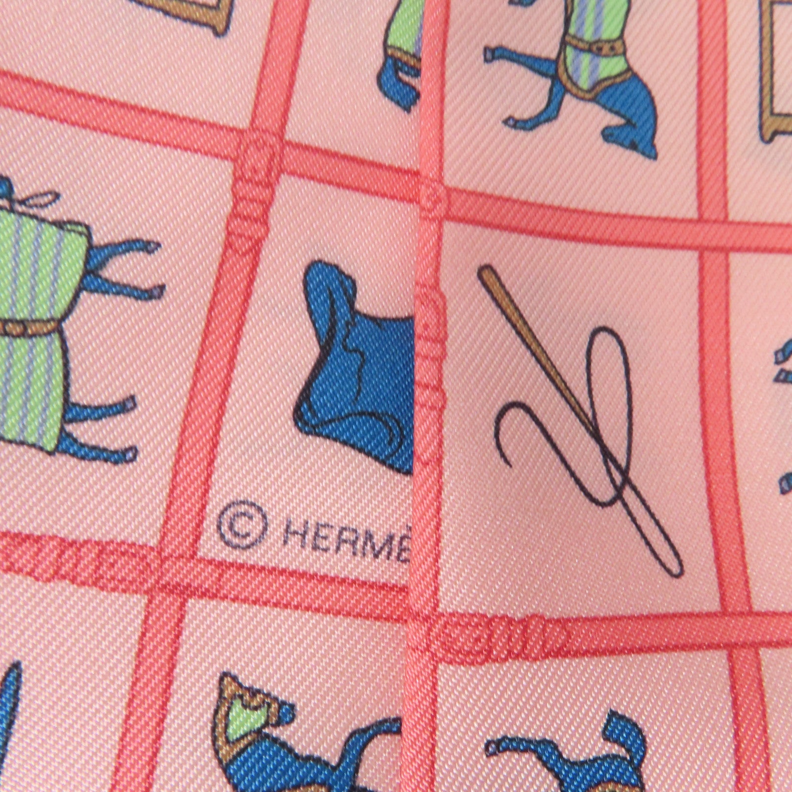 HERMES 絲質Twilly絲巾