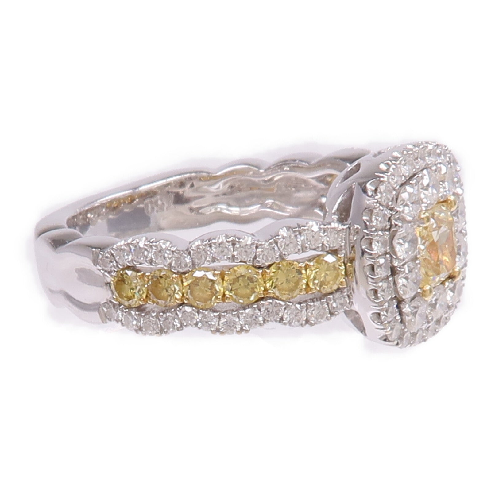 JEWELRY 【激減優惠】18K白金/黃金 Diamond Ring鑽石戒指US#6.5