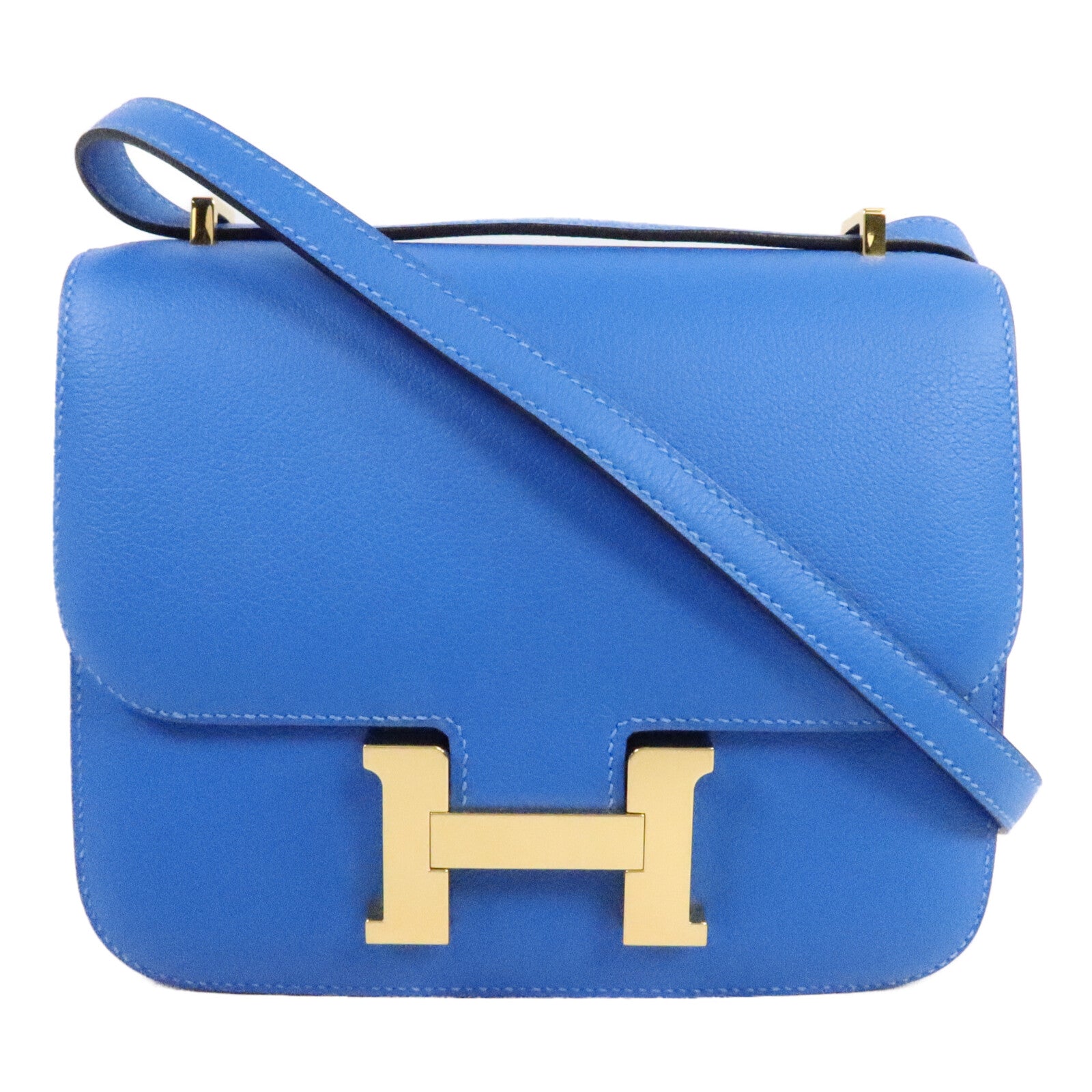 HERMES Evercolor皮革Constance Mini肩背袋
