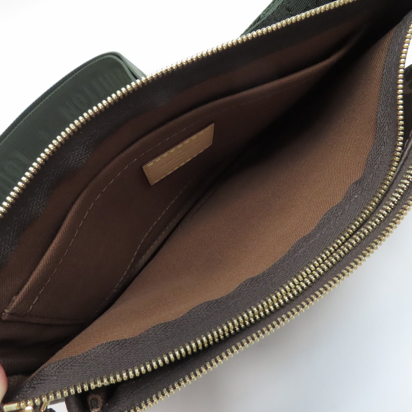 LOUIS VUITTON 【激減優惠】Monogram Multi Pochette金扣肩背袋啡色