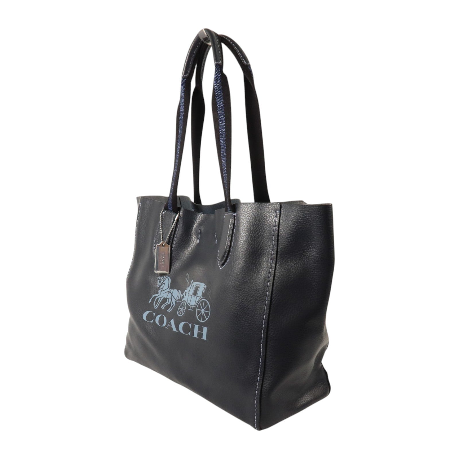 COACH 牛皮皮革Tote Bag肩背袋