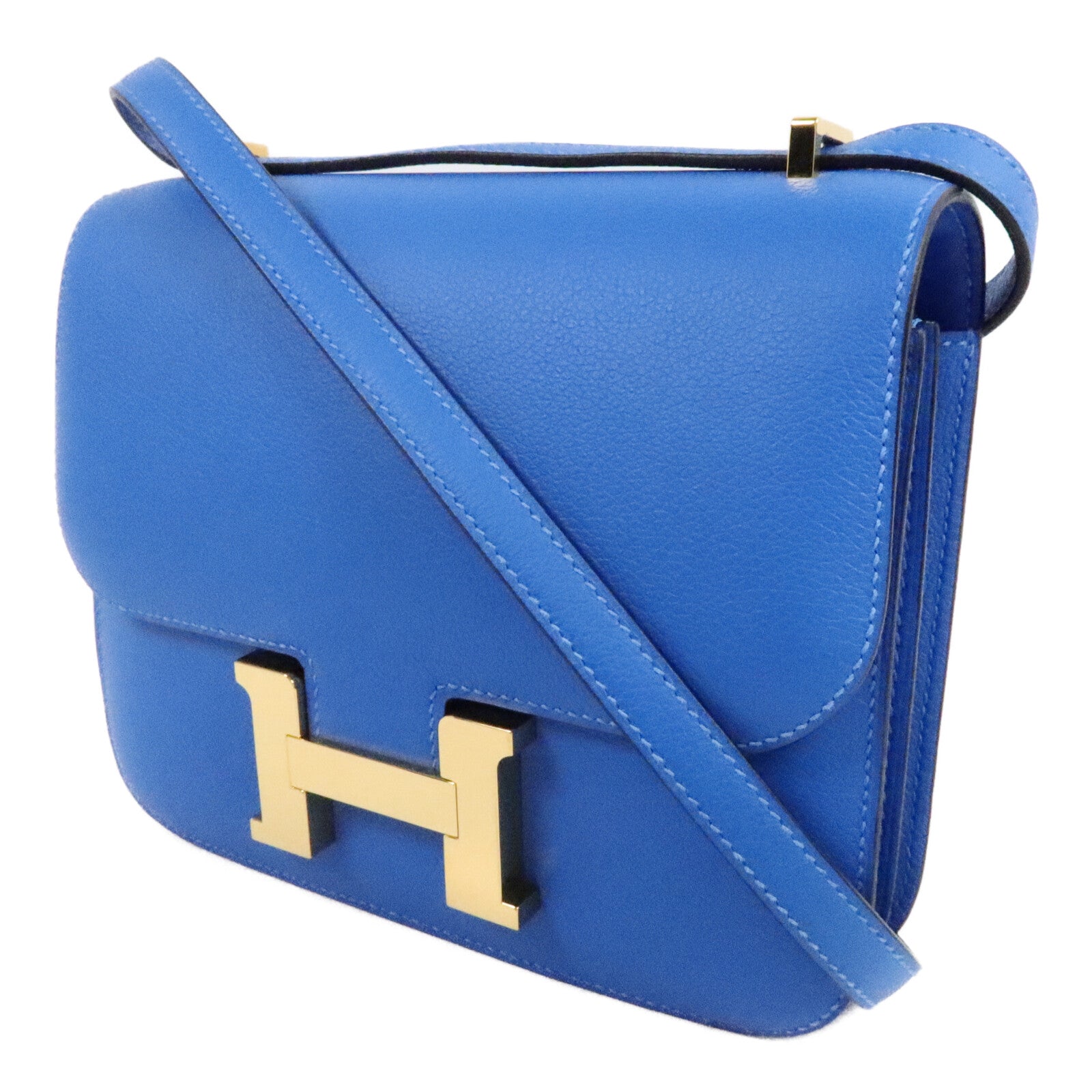 HERMES Evercolor皮革Constance Mini肩背袋