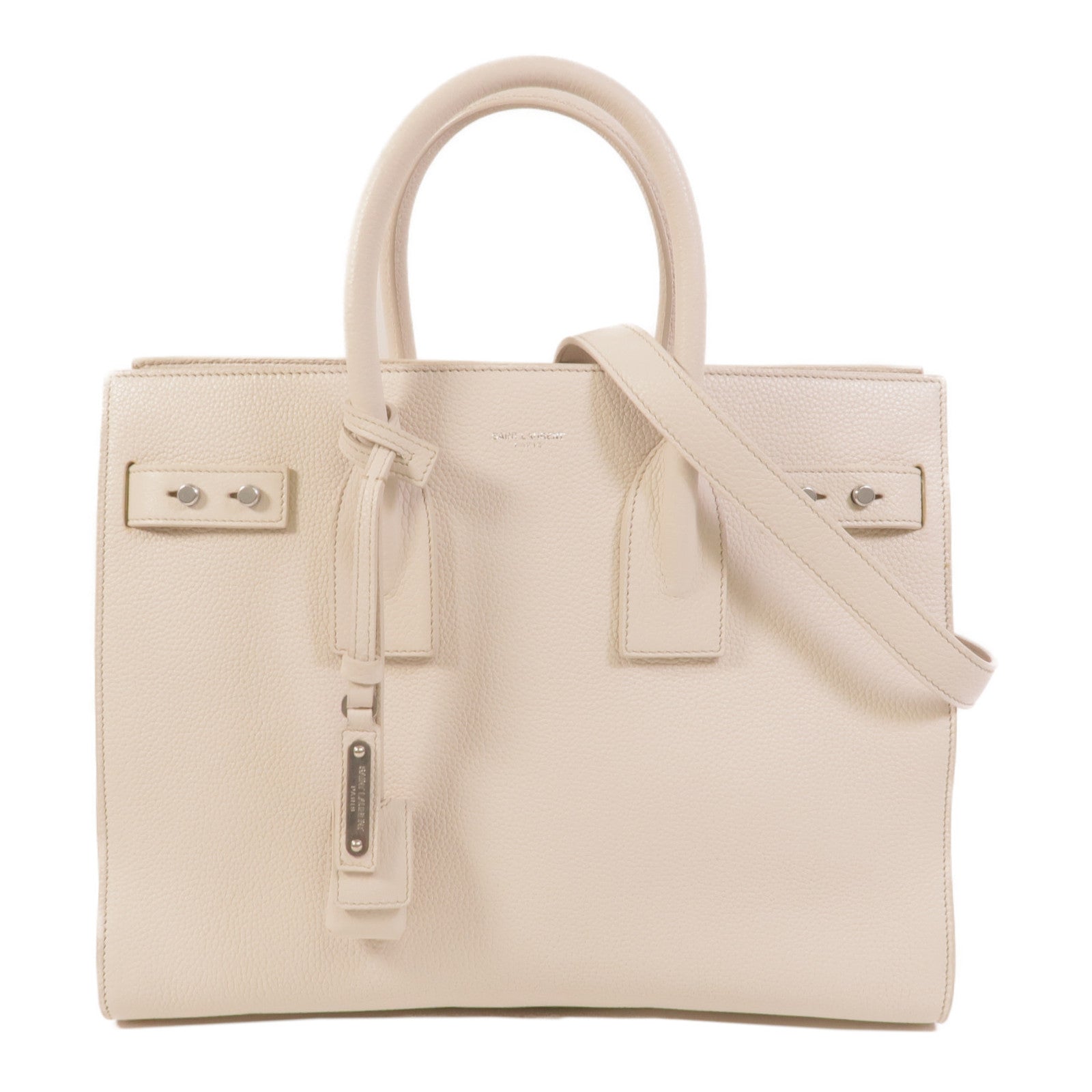 SAINT LAURENT 牛皮皮革Sac De Jour Souple手挽肩背兩用袋