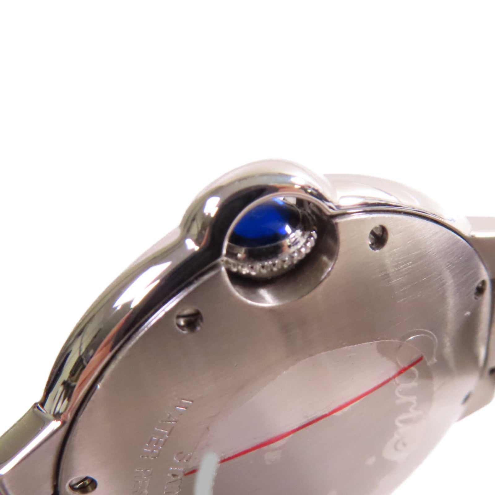 CARTIER Ballon Bleu Watch不鏽鋼石英機芯手錶白色/銀色