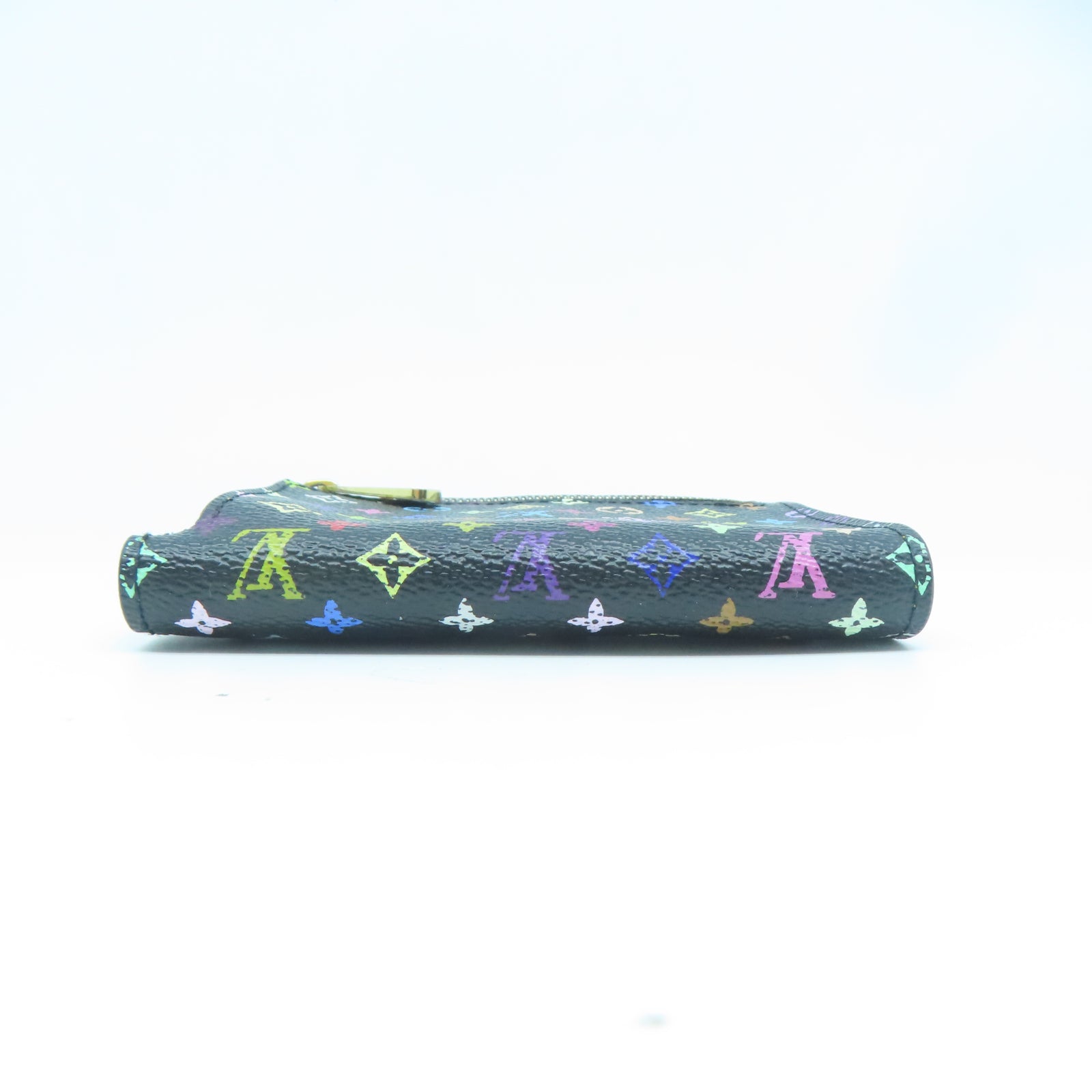 LOUIS VUITTON 【激減優惠】Monogram Multicolore金扣錢包黑色/彩色