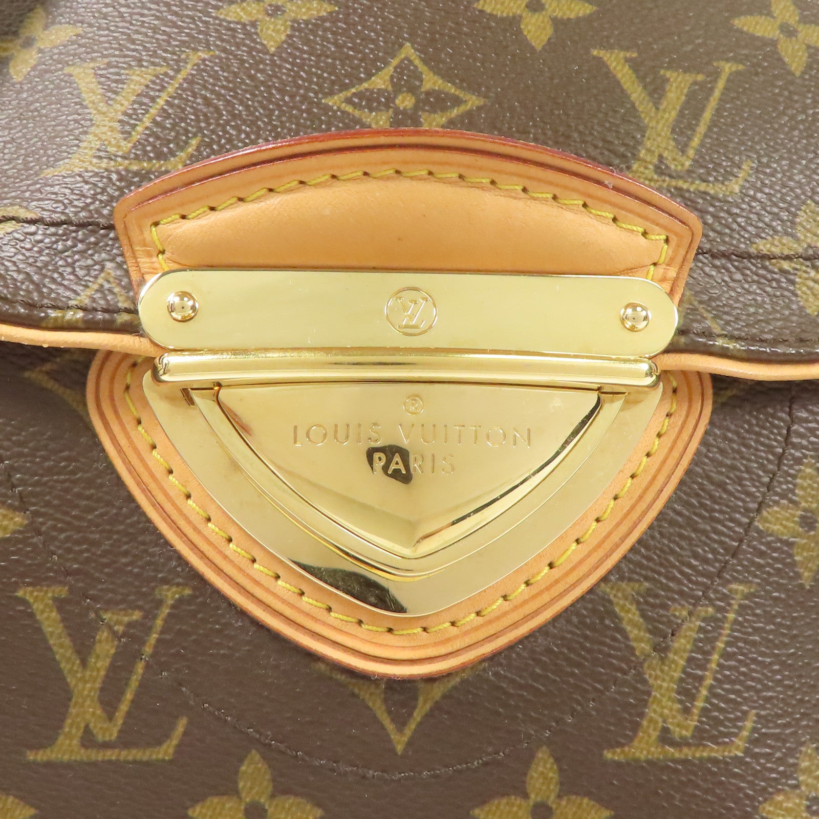 LOUIS VUITTON LV GHW Beverly GM Shoulder Bag M40120 Monogram Brown
