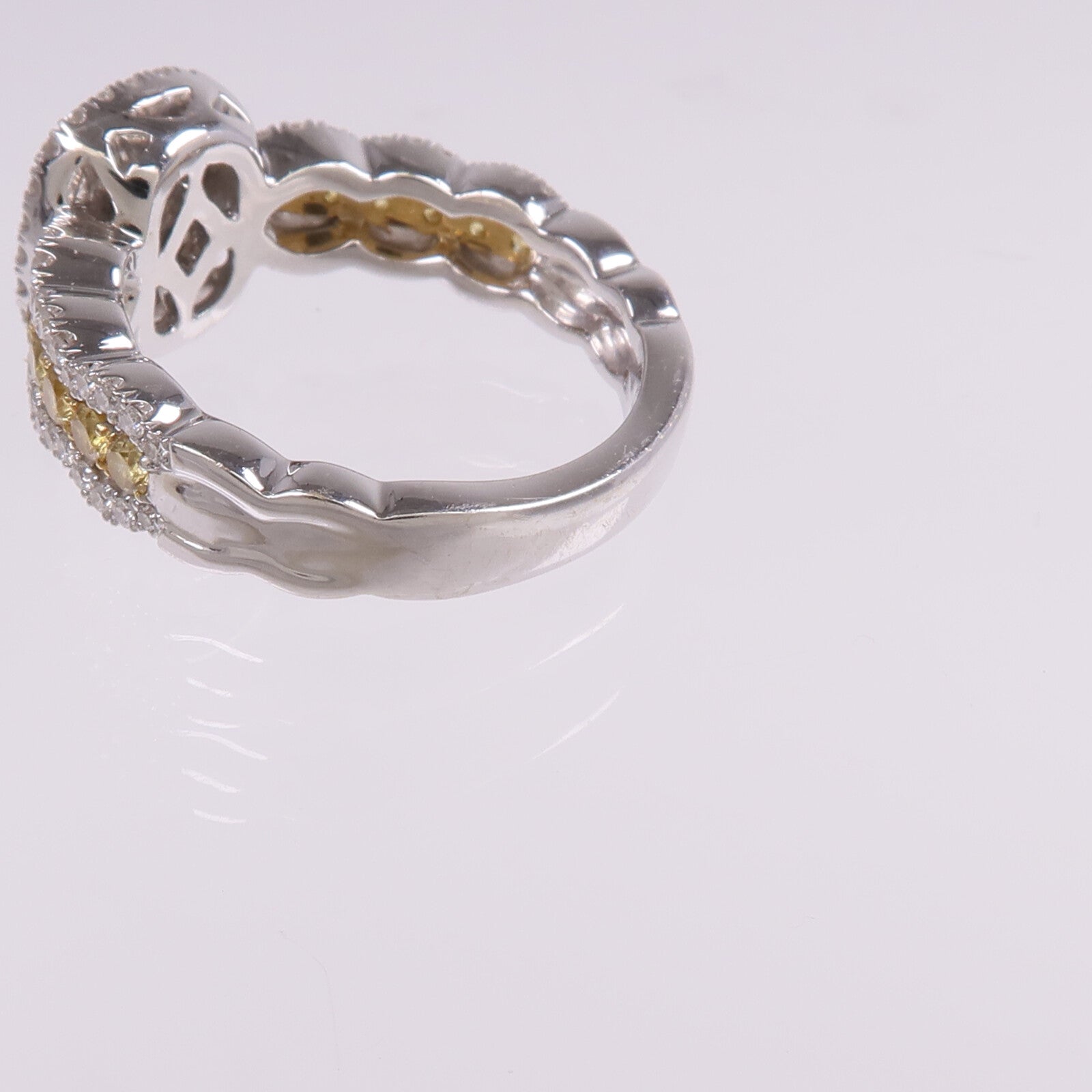 JEWELRY 【激減優惠】18K白金/黃金 Diamond Ring鑽石戒指US#6.5