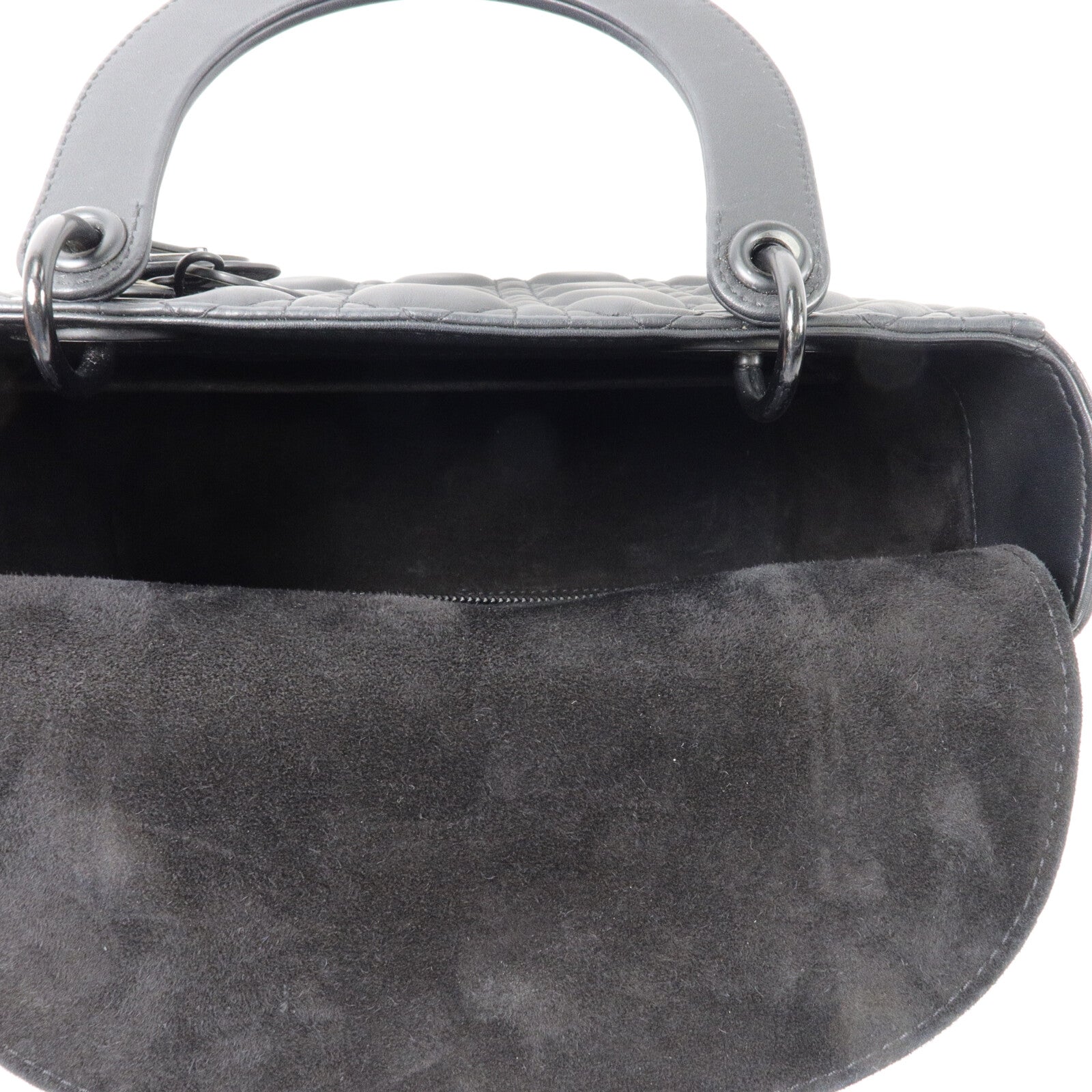 Dior 牛皮皮革Lady Dior Medium手挽肩背兩用袋