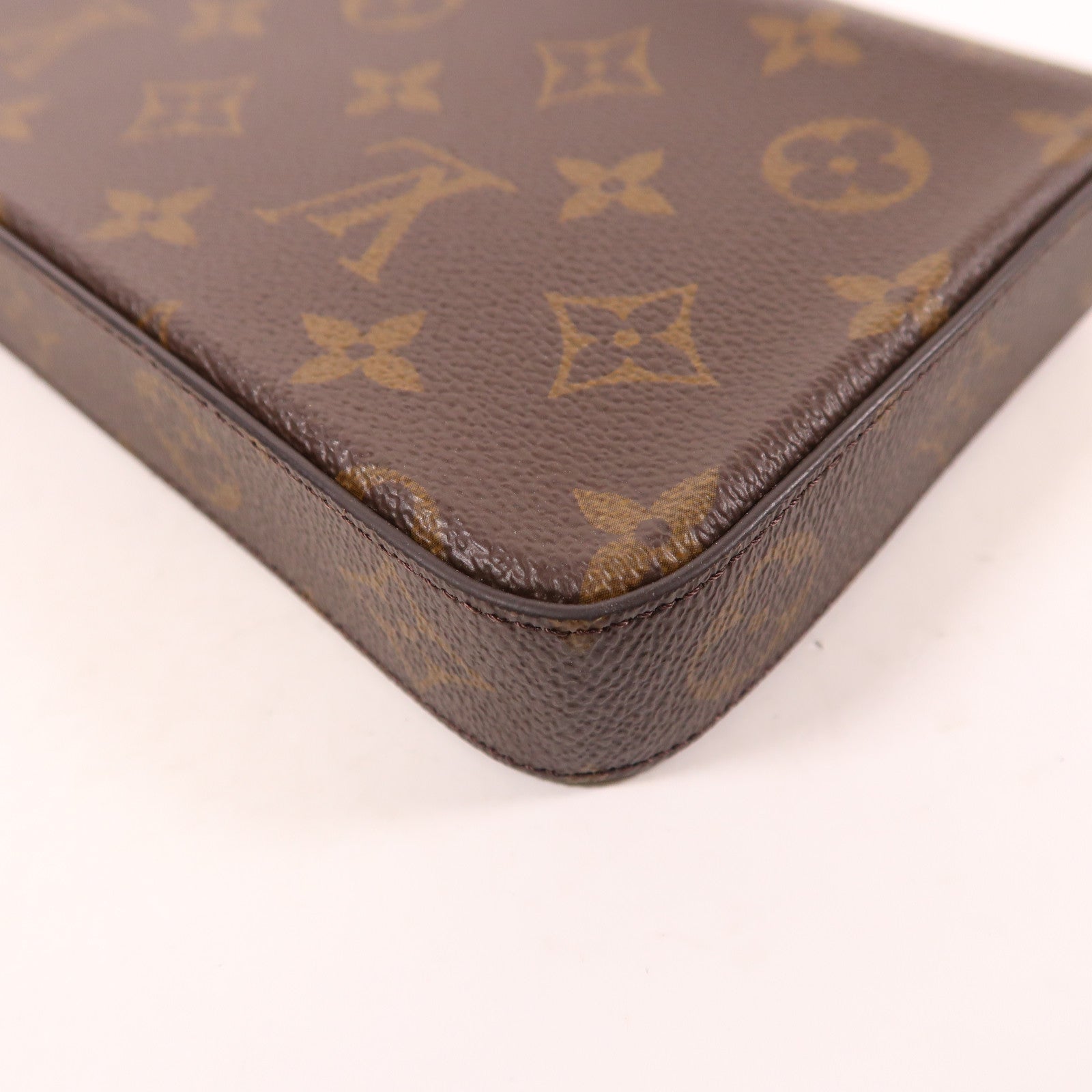 LOUIS VUITTON LV GHW Pochette Felicie Chain Shoulder Bag M61276 Monogram Brown