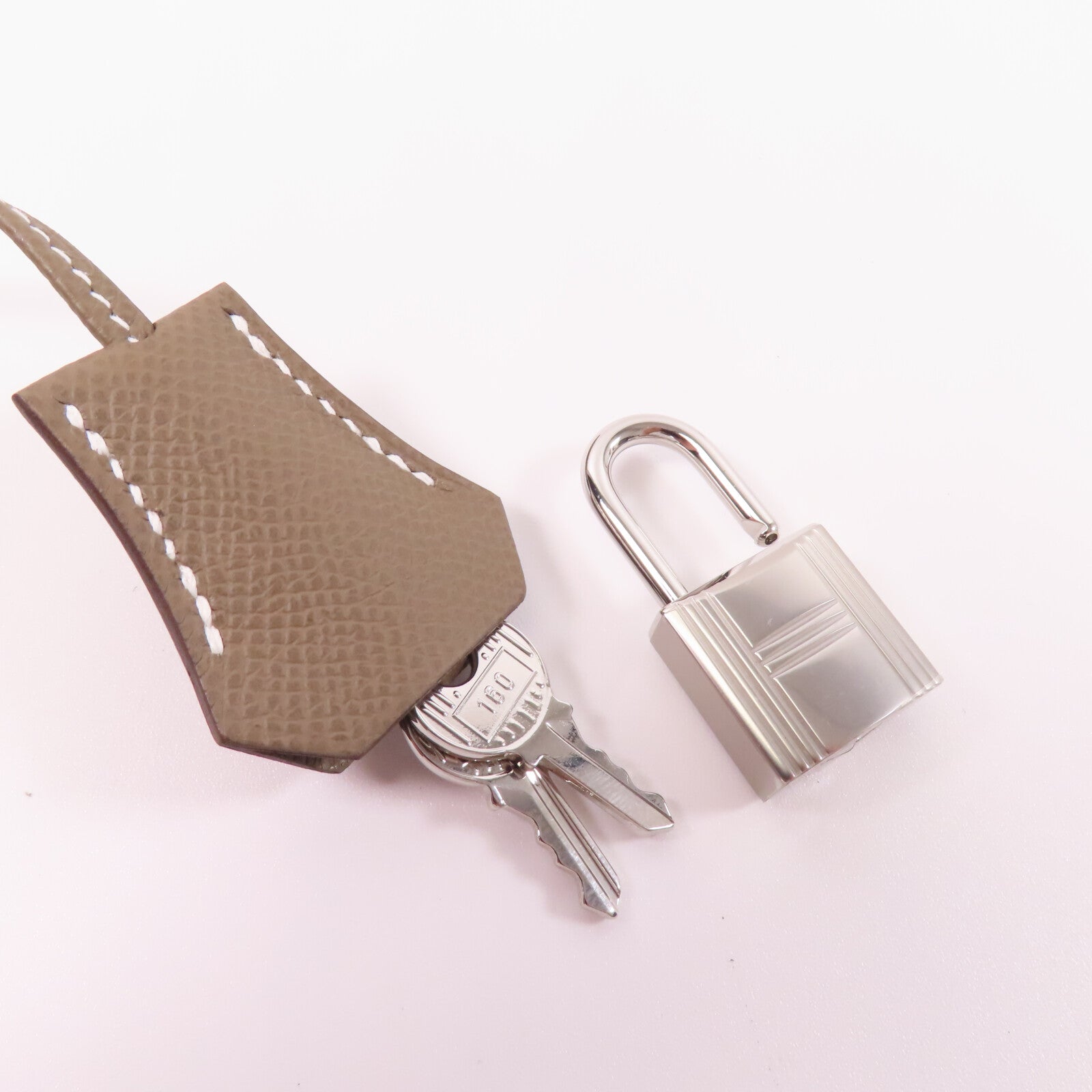 HERMES Epsom皮革Kelly 25手挽肩背兩用袋Etoupe