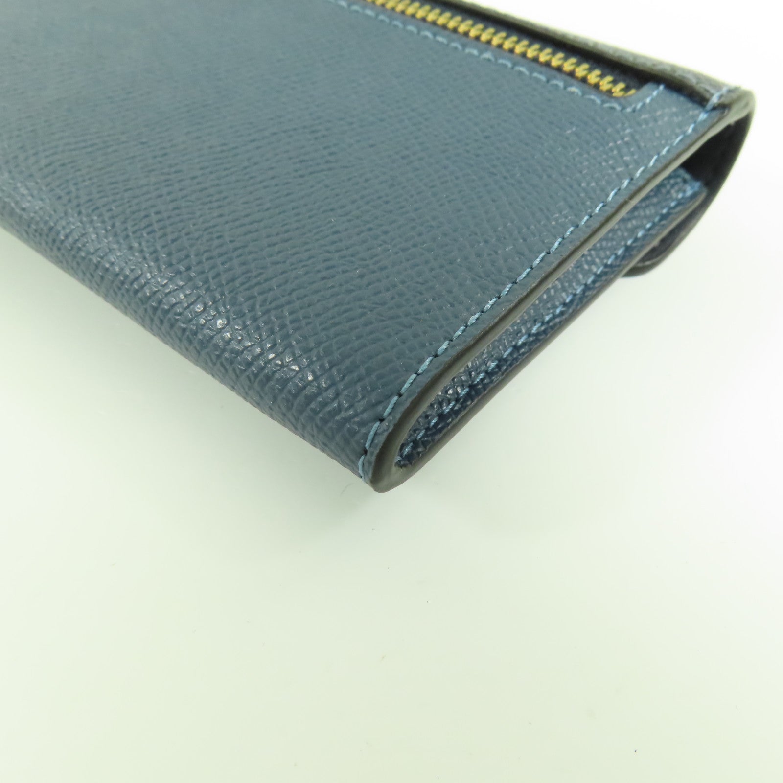 COACH 牛皮皮革Long wallet金扣長錢包
