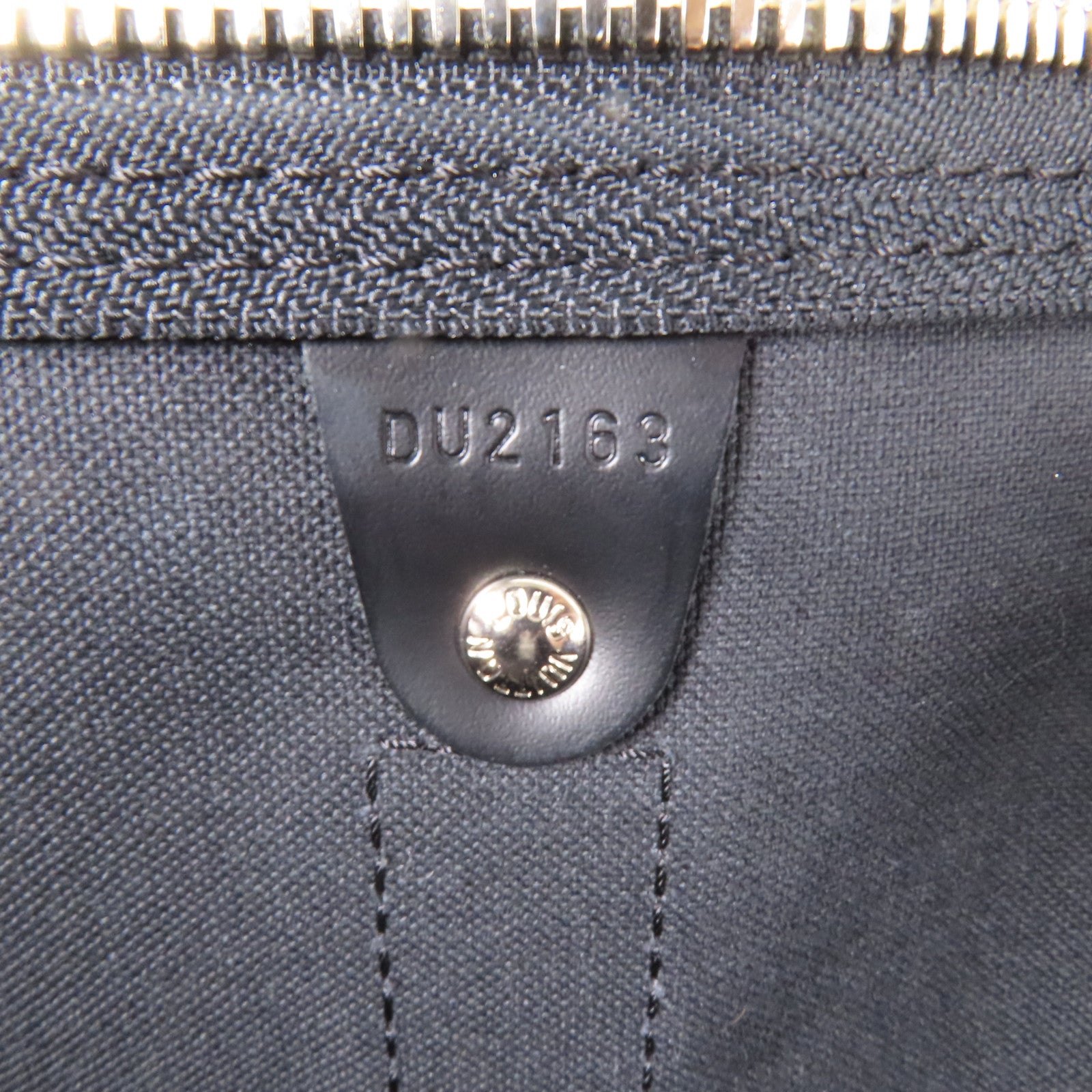 LOUIS VUITTON Damier Graphite Keepall 55銀扣手挽袋