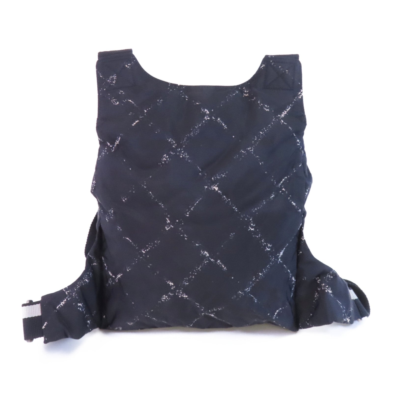 CHANEL 尼龍Travel Line Backpack銀扣背包