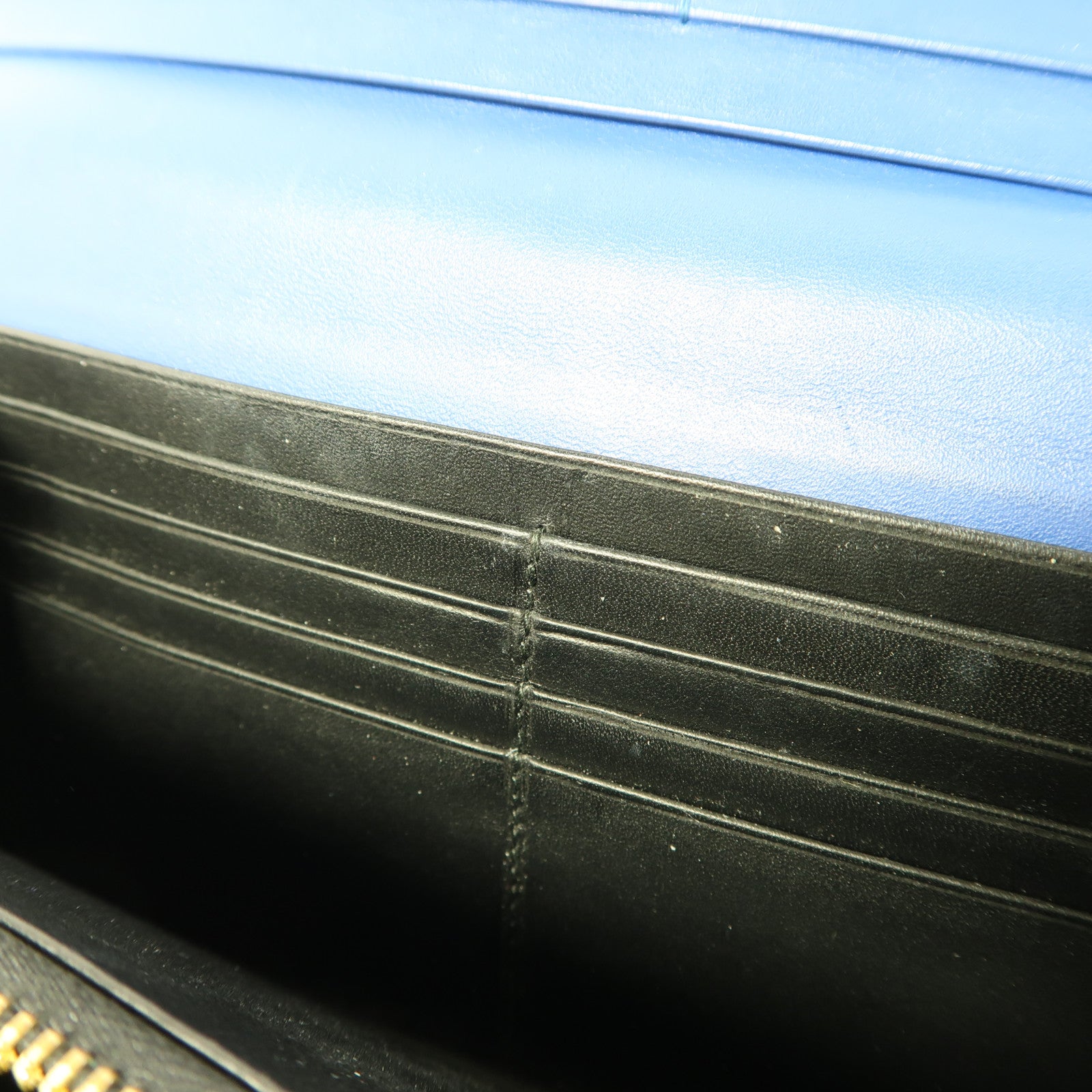 LOEWE 牛皮皮革Long Wallet金扣長錢包