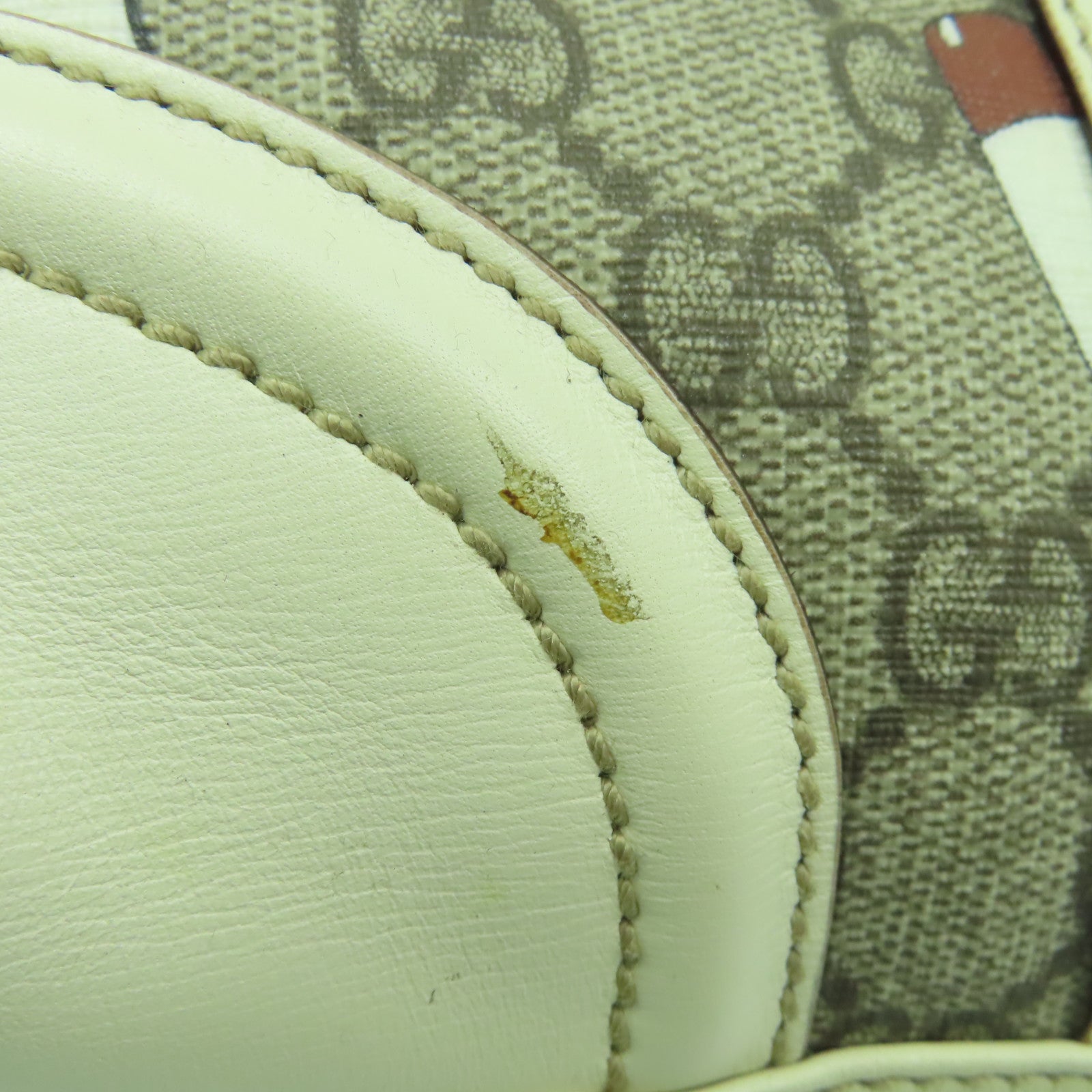 GUCCI 【激減優惠】帆布Treasure銀扣手挽袋米色/啡色