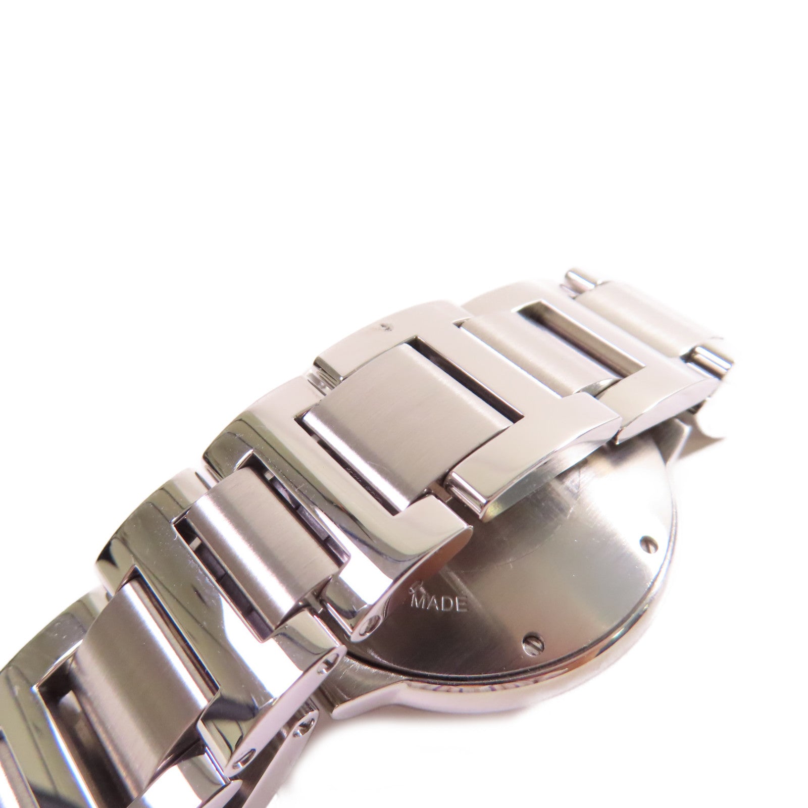 CARTIER Ballon Bleu Watch不鏽鋼石英機芯手錶白色/銀色