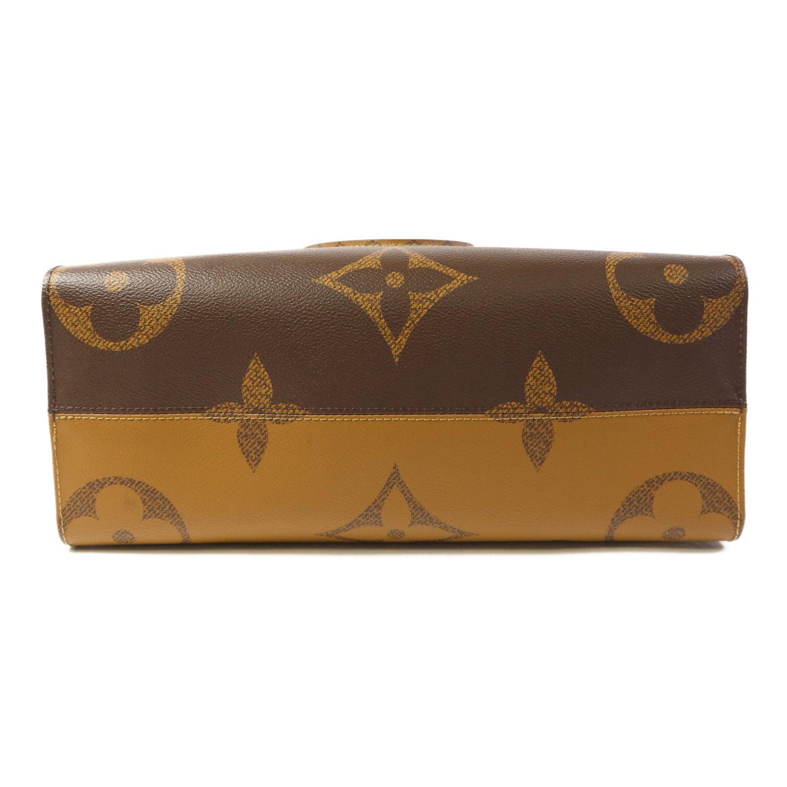 LOUIS VUITTON Monogram Giant On The Go MM金扣手挽肩背兩用袋