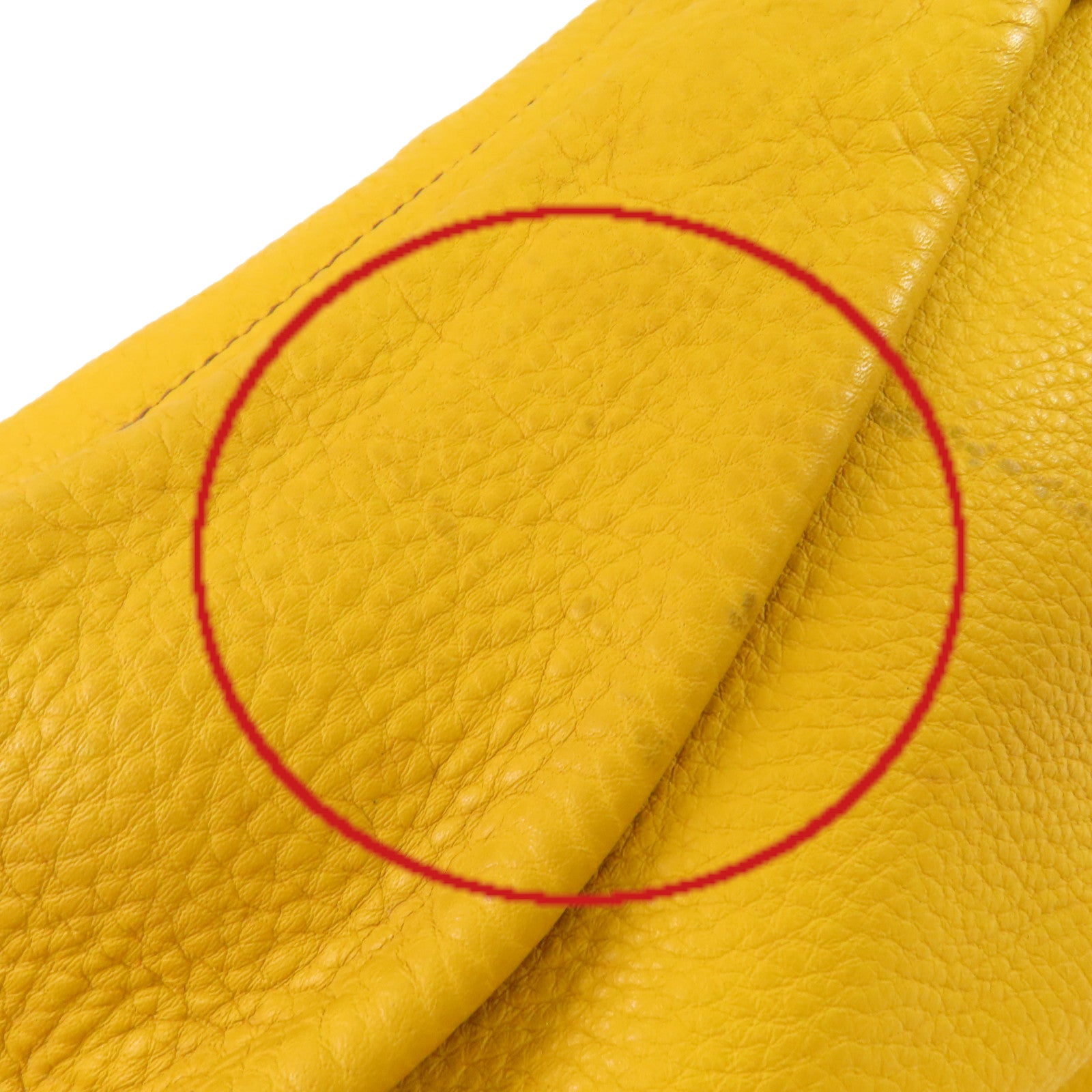Miu Miu 牛皮皮革Shoulder Bag肩背袋黃色