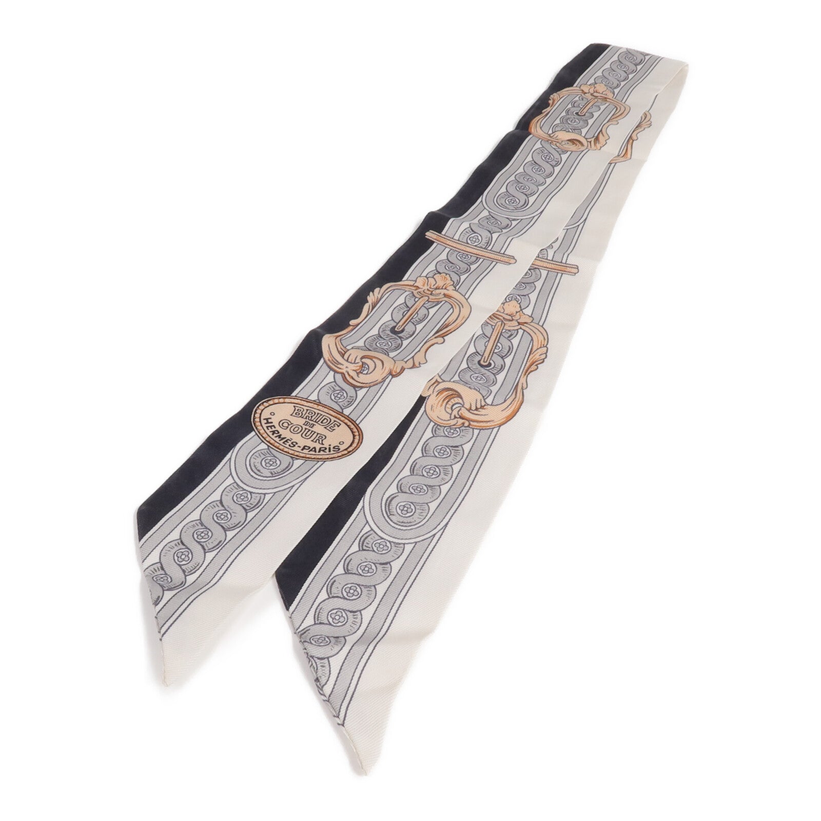 HERMES 絲質Twilly絲巾