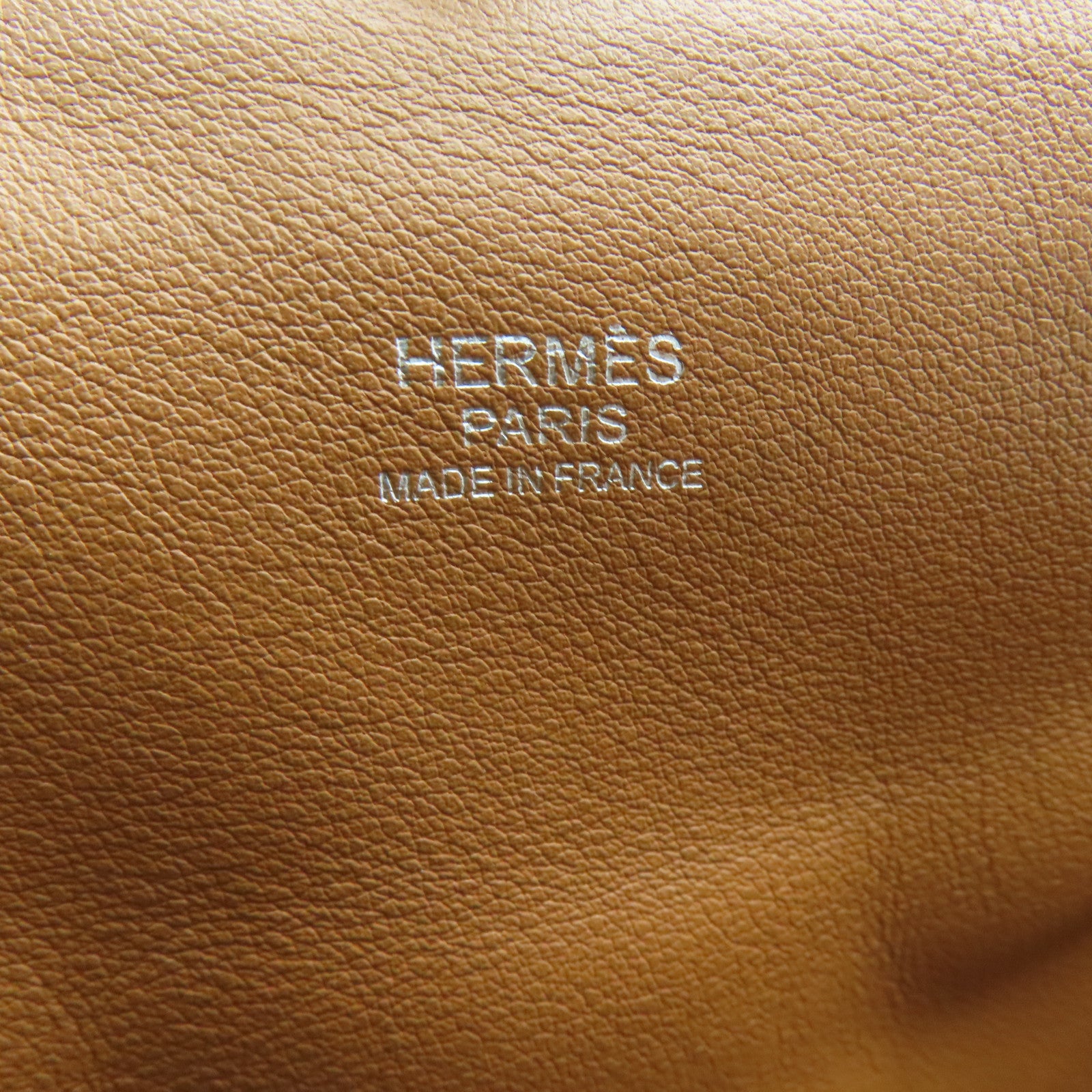 HERMES Swift皮革Toolbox 26银扣手挽肩背两用袋Gold/啡色