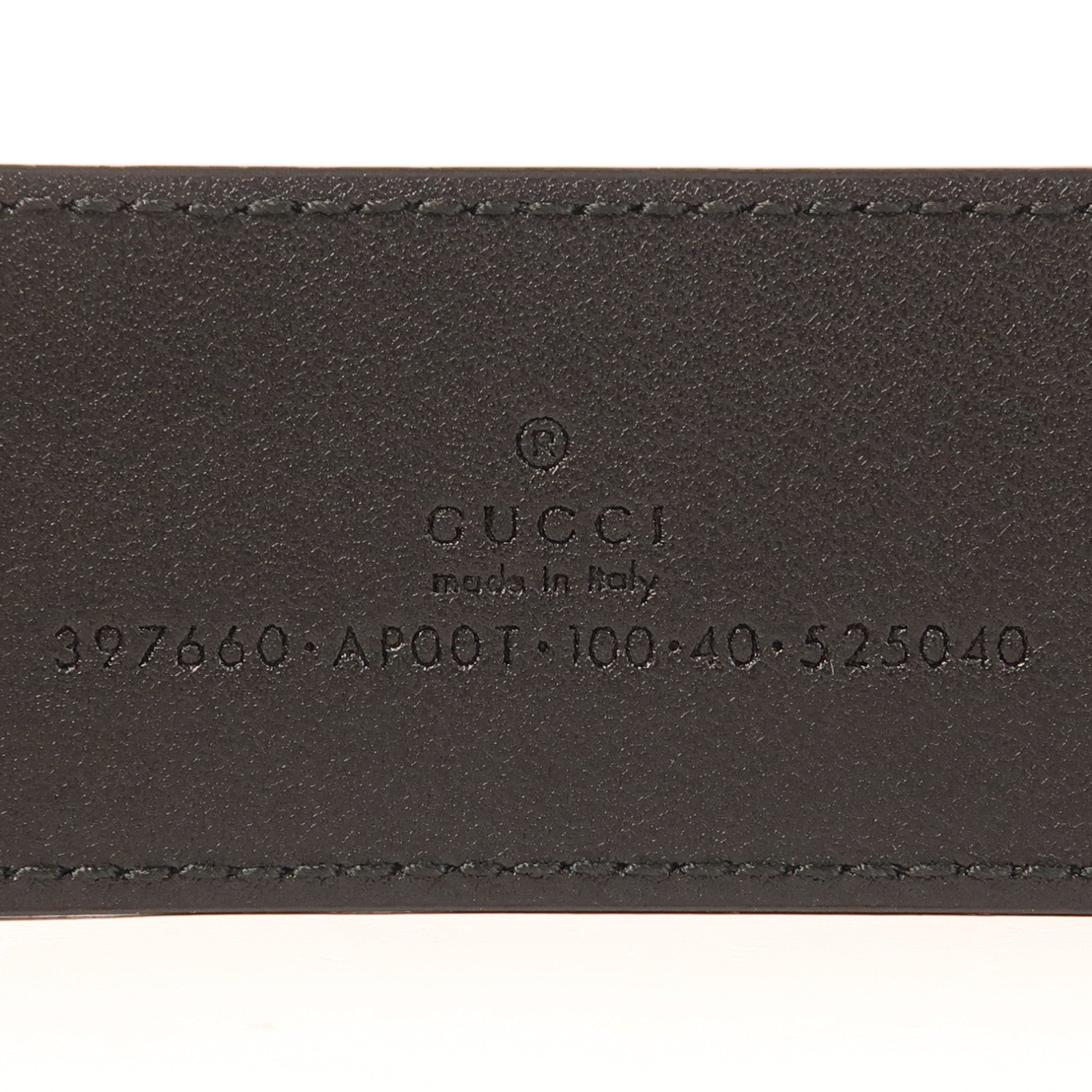 GUCCI 牛皮皮革GG Belt金扣皮帶