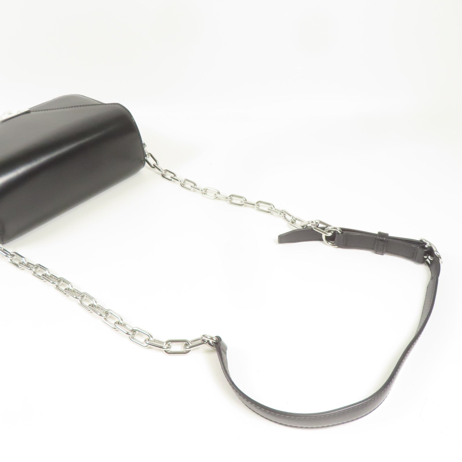 Alexander Wang 牛皮皮革Shoulder Bag銀扣鏈帶肩背袋