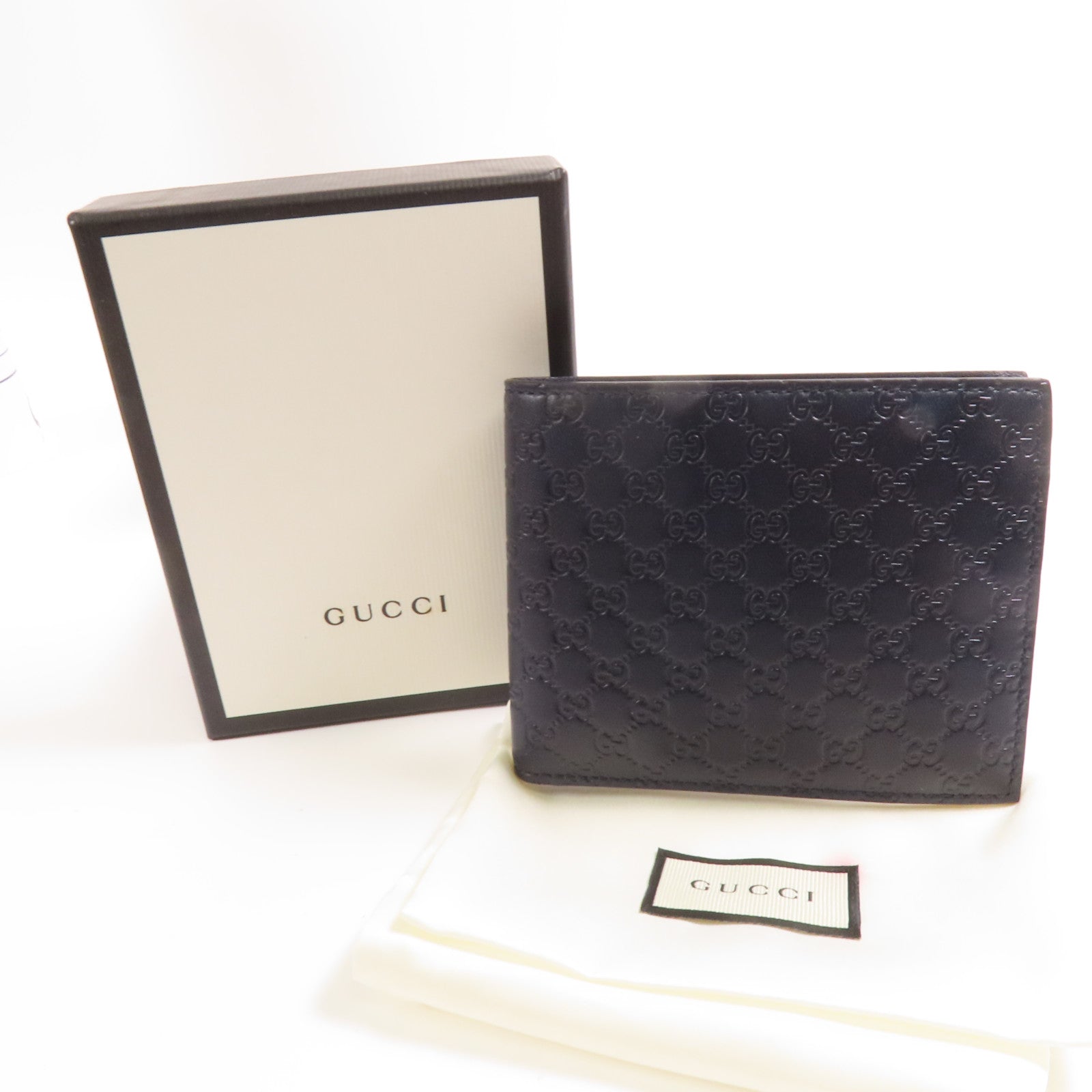 GUCCI 牛皮皮革Bifold Wallet錢包