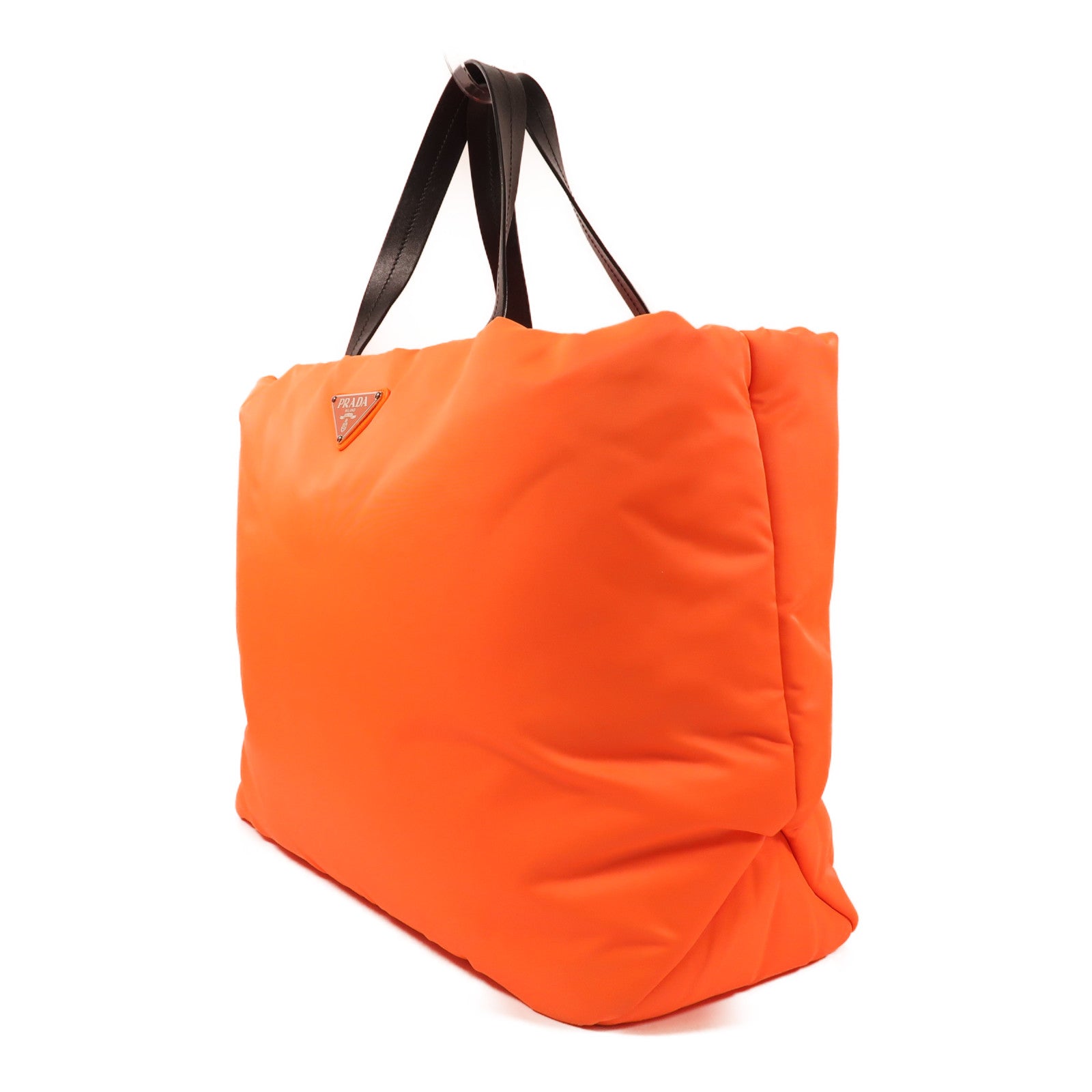 PRADA 尼龍Hand Bag銀扣手挽肩背兩用袋