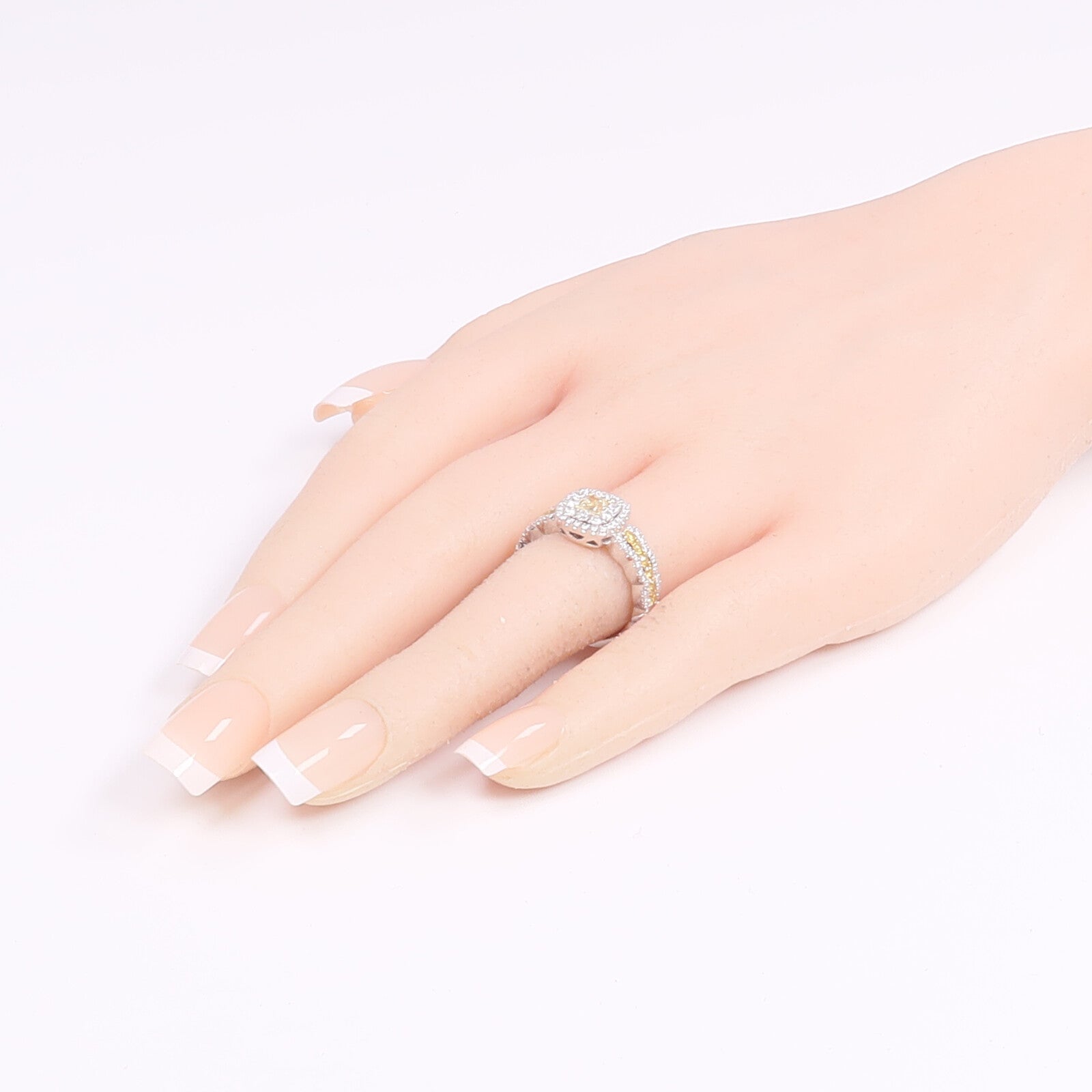 JEWELRY 【激減優惠】18K白金/黃金 Diamond Ring鑽石戒指US#6.5