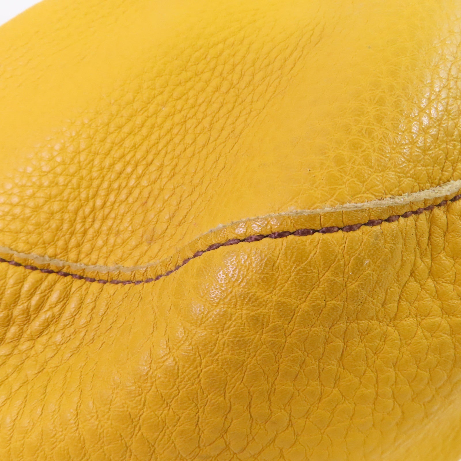 Miu Miu 牛皮皮革Shoulder Bag肩背袋黃色
