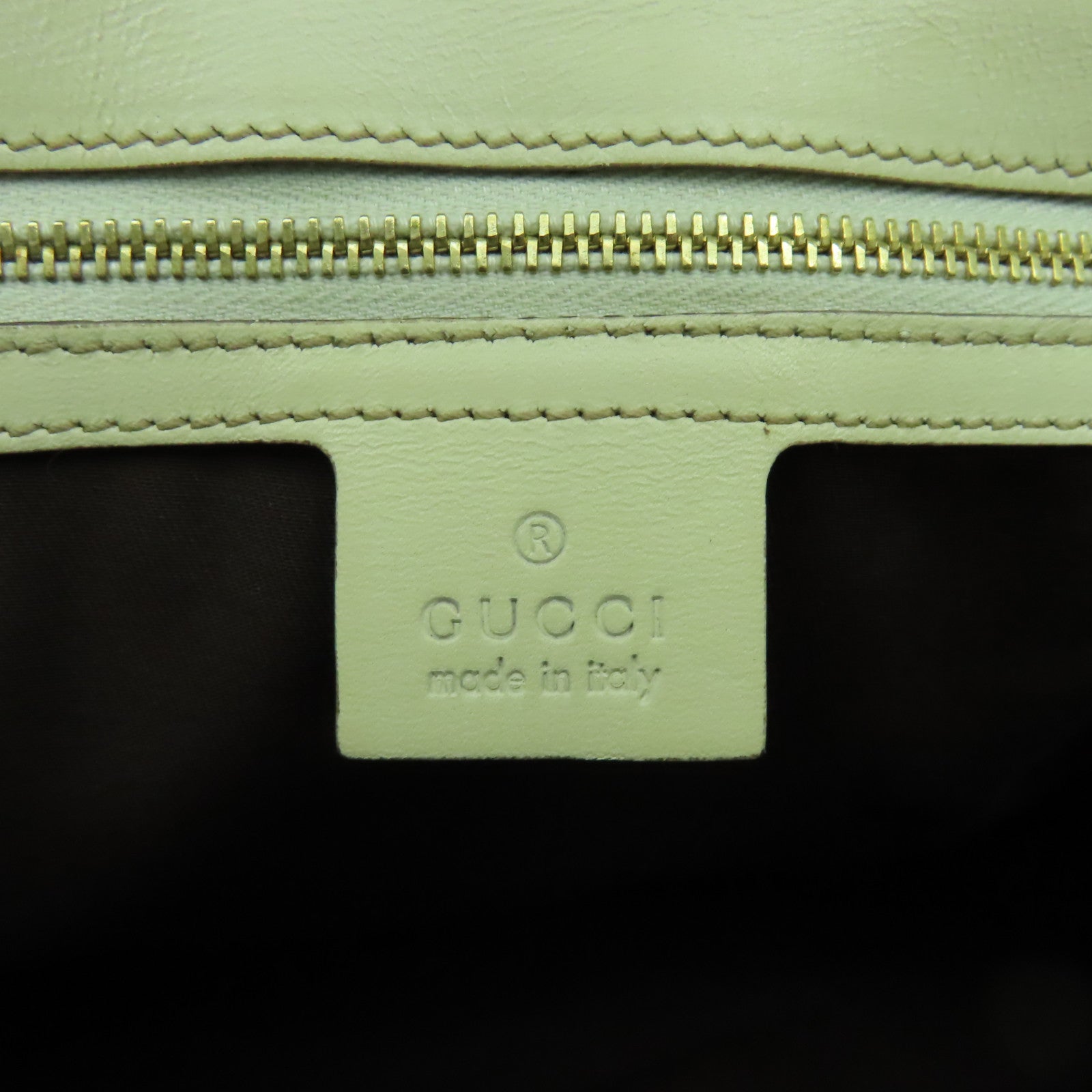 GUCCI 【激減優惠】帆布Treasure銀扣手挽袋米色/啡色