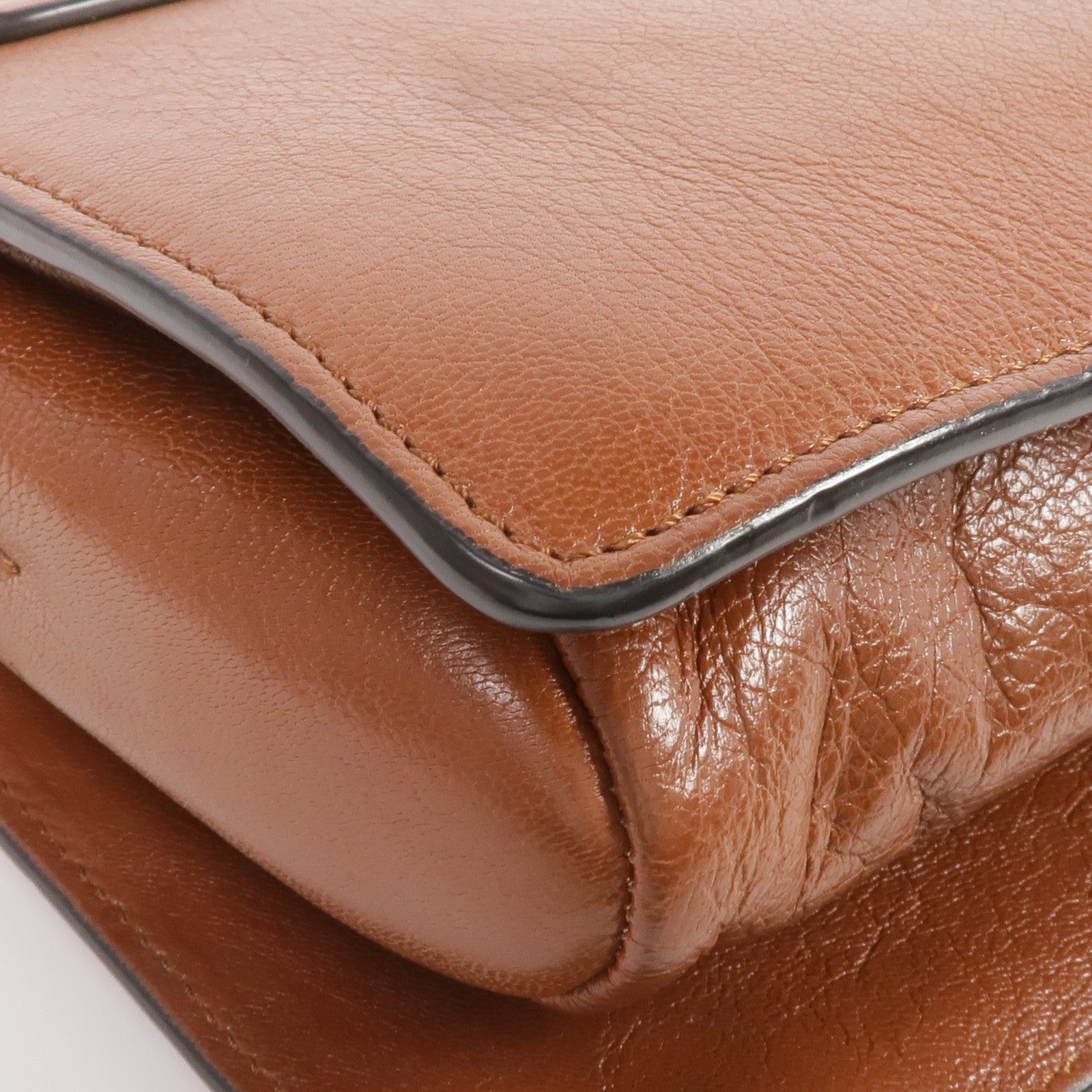 Chloe 牛皮皮革Faye金扣肩背袋